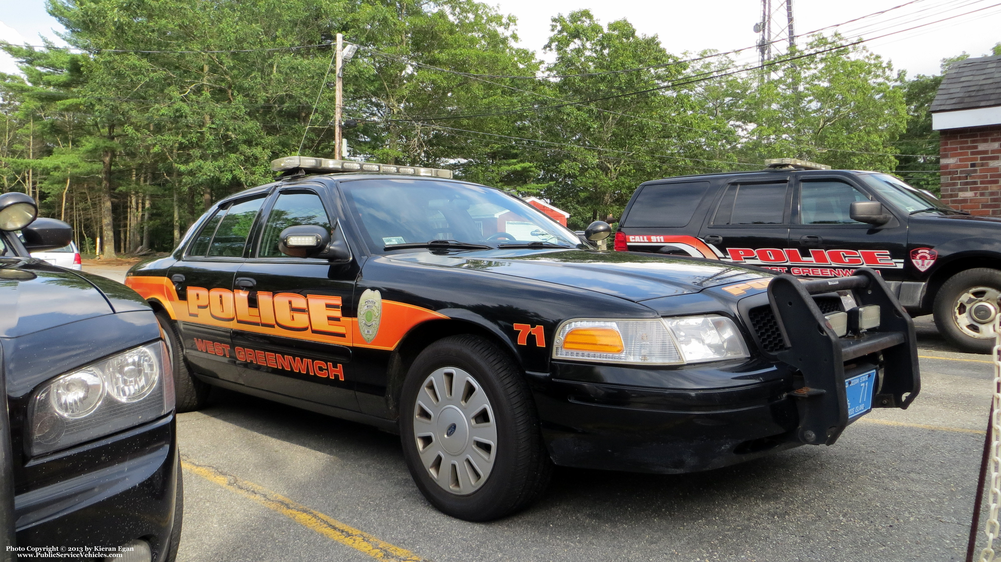 A photo  of West Greenwich Police
            Cruiser 71, a 2006-2008 Ford Crown Victoria Police Interceptor             taken by Kieran Egan