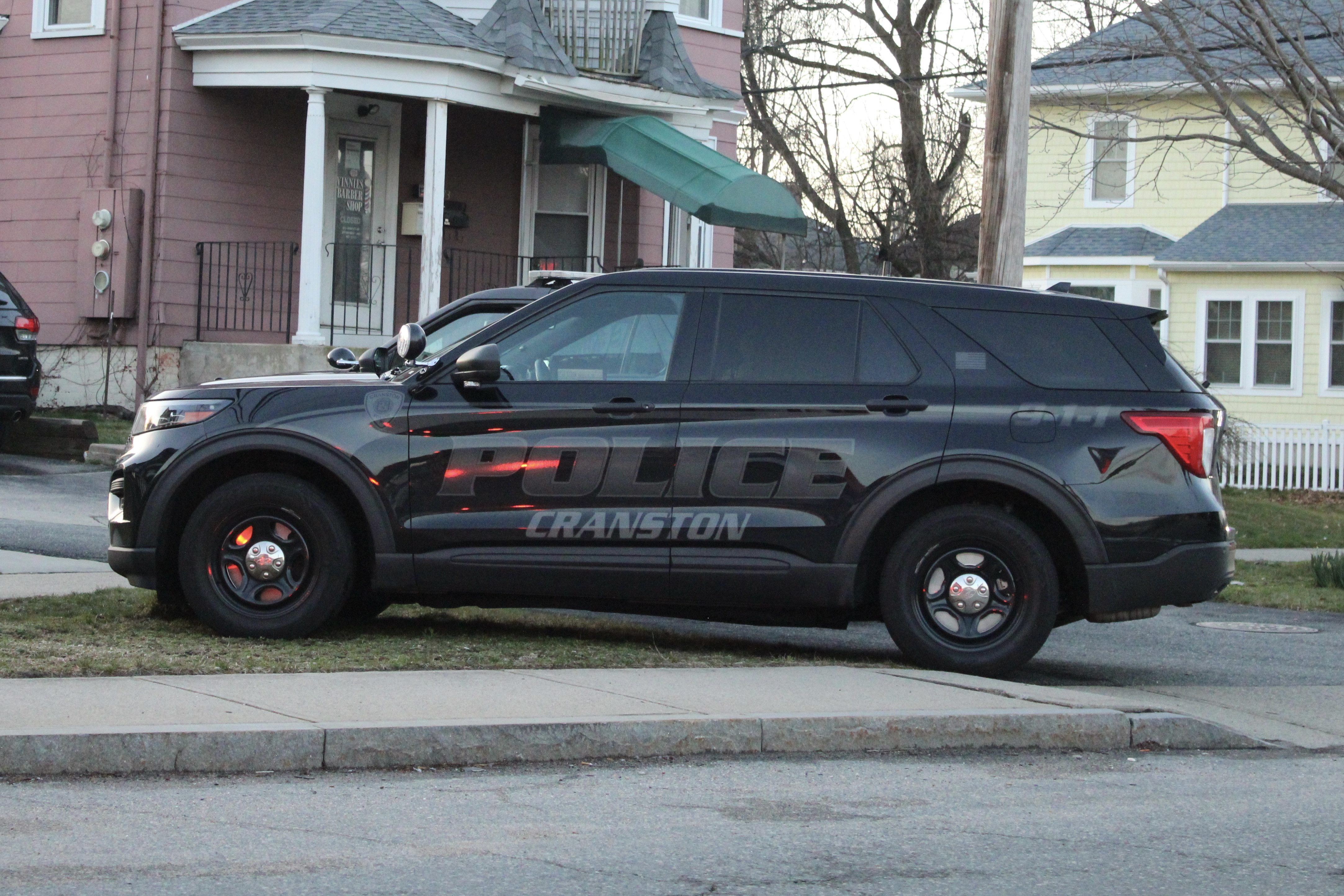 A photo  of Cranston Police
            Cruiser 230, a 2020 Ford Police Interceptor Utility             taken by @riemergencyvehicles