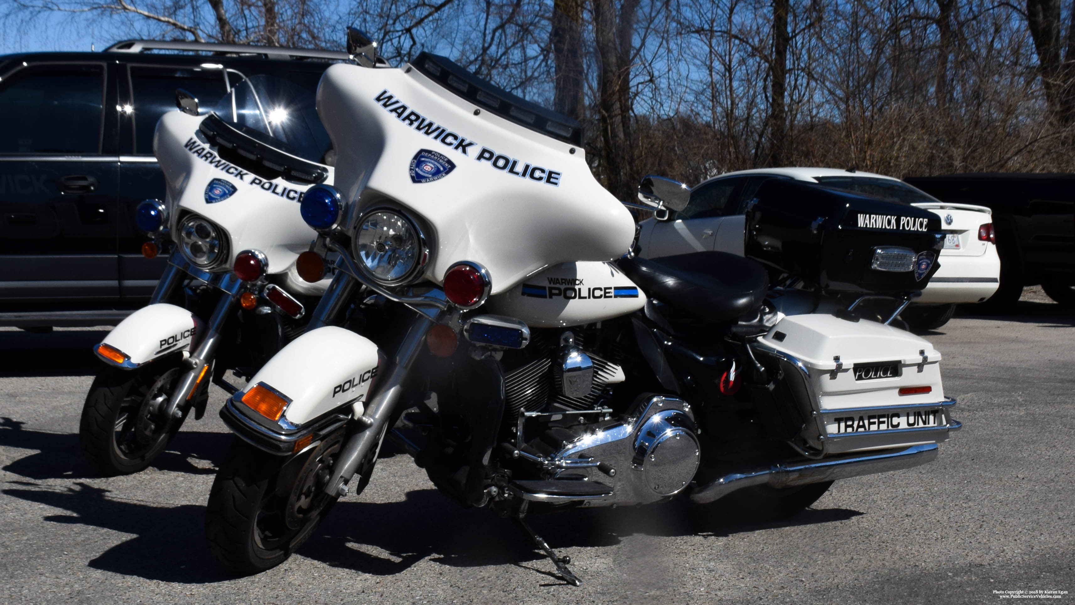 A photo  of Warwick Police
            Motorcycle 3, a 2000-2014 Harley-Davidson Electra Glide             taken by Kieran Egan