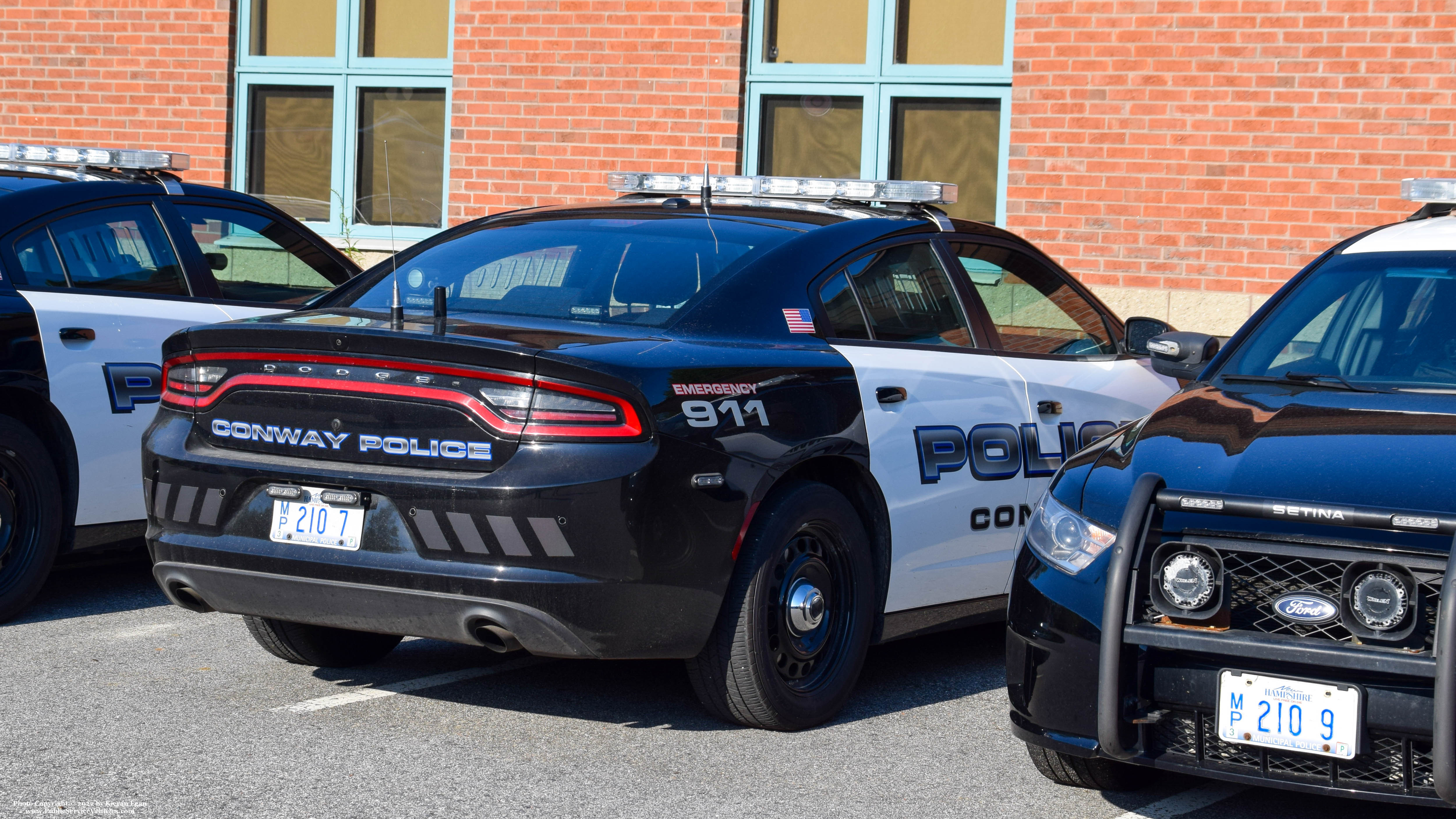 A photo  of Conway Police
            Car 7, a 2020 Dodge Charger             taken by Kieran Egan