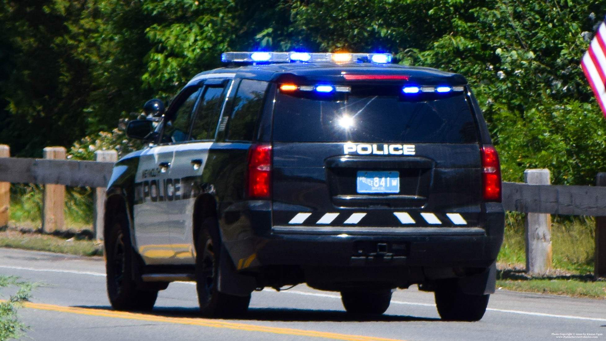 A photo  of Weymouth Police
            Cruiser 841, a 2015-2020 Chevrolet Tahoe             taken by Kieran Egan