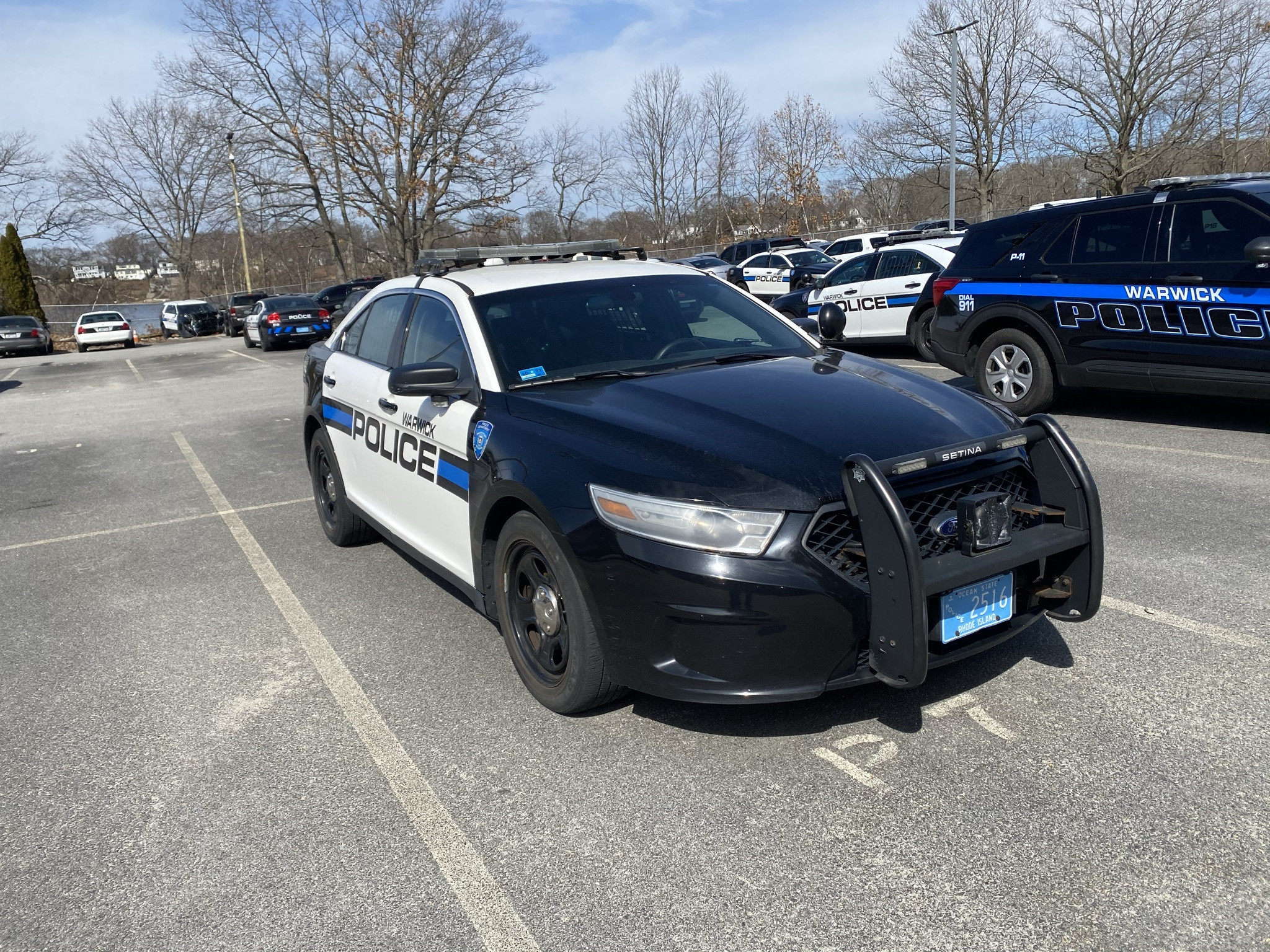A photo  of Warwick Police
            Cruiser P-7, a 2014 Ford Police Interceptor Sedan             taken by @riemergencyvehicles