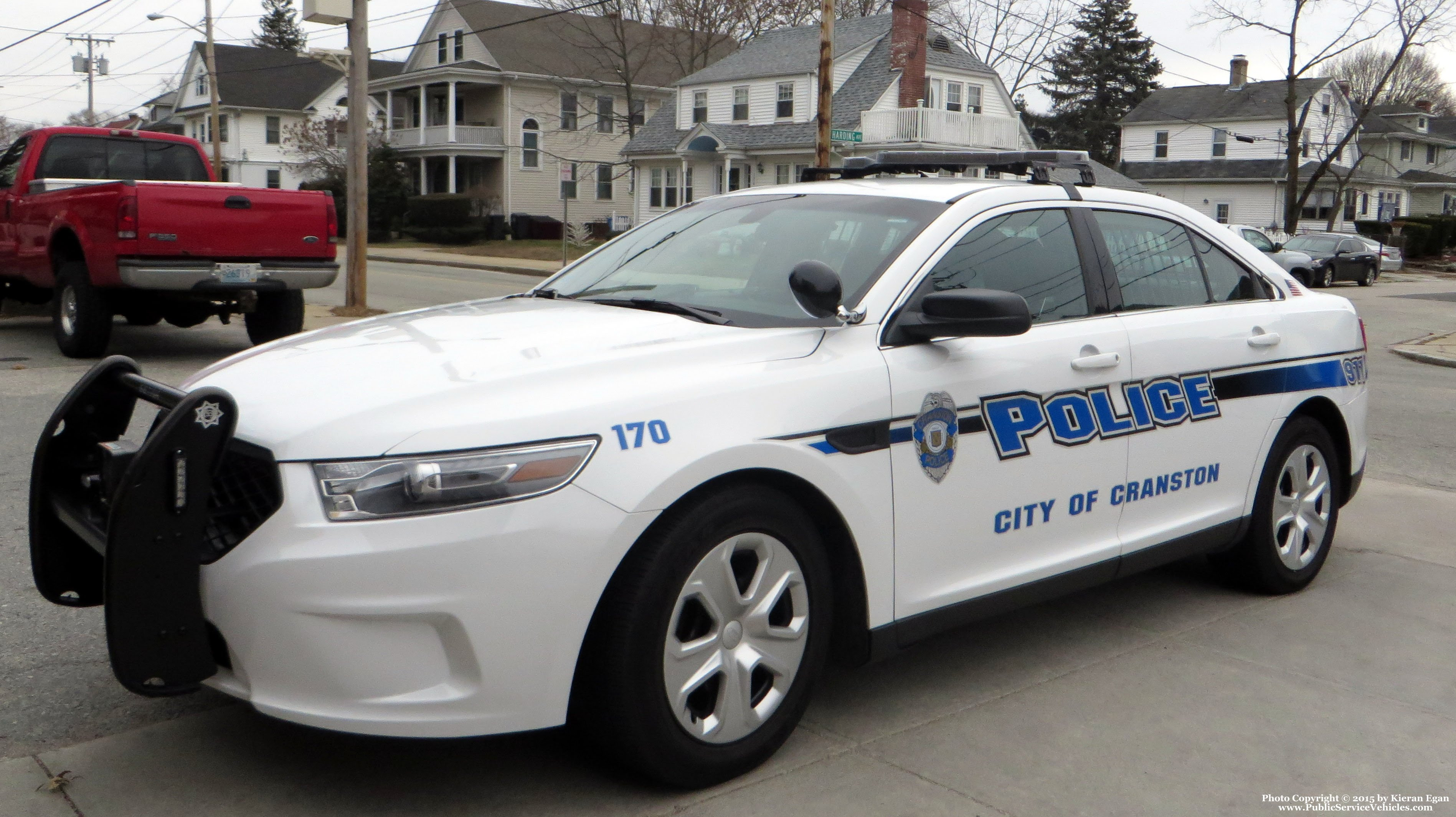 A photo  of Cranston Police
            Cruiser 170, a 2013-2015 Ford Police Interceptor Sedan             taken by Kieran Egan