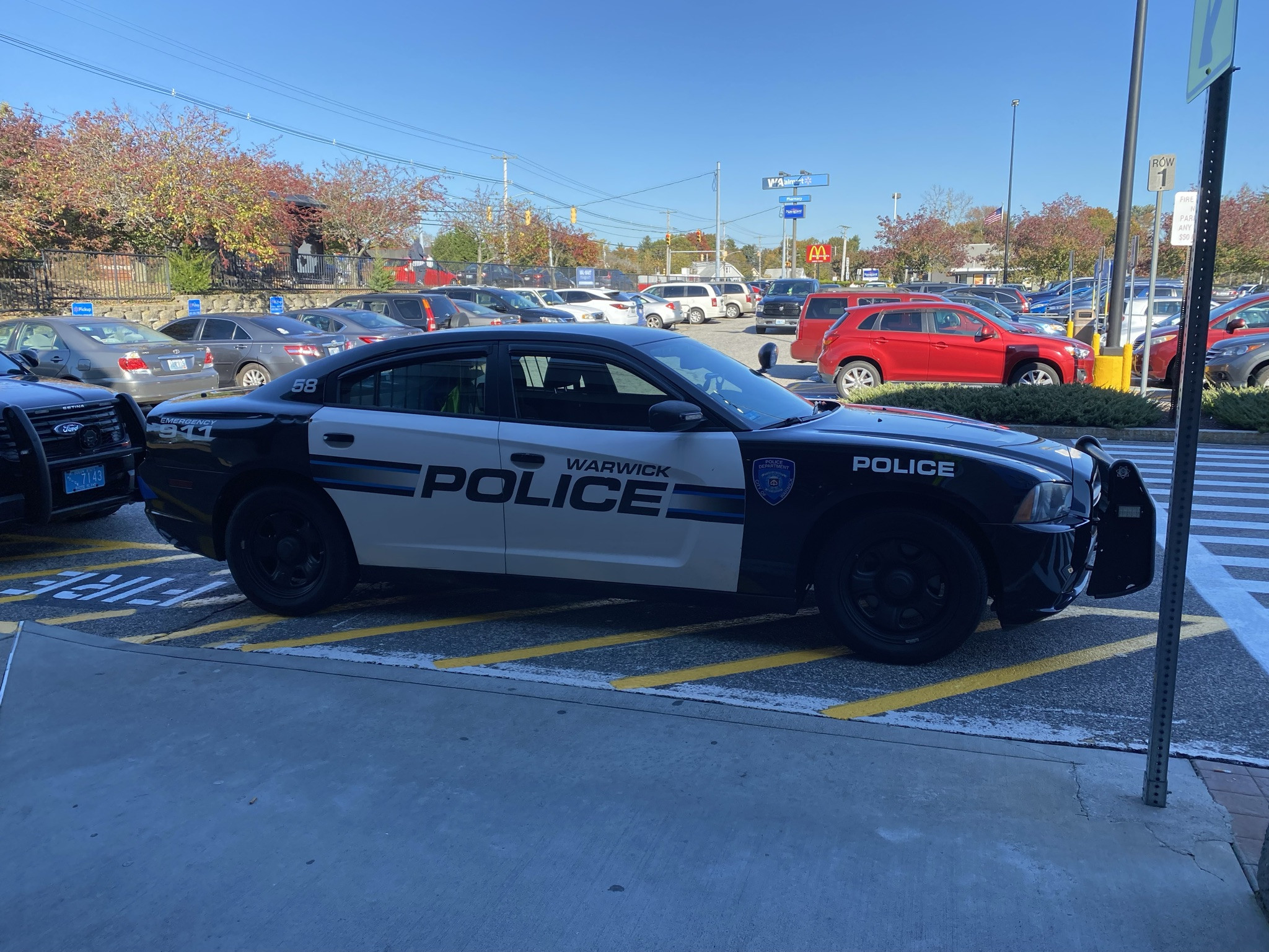 A photo  of Warwick Police
            Cruiser CP-58, a 2014 Dodge Charger             taken by @riemergencyvehicles