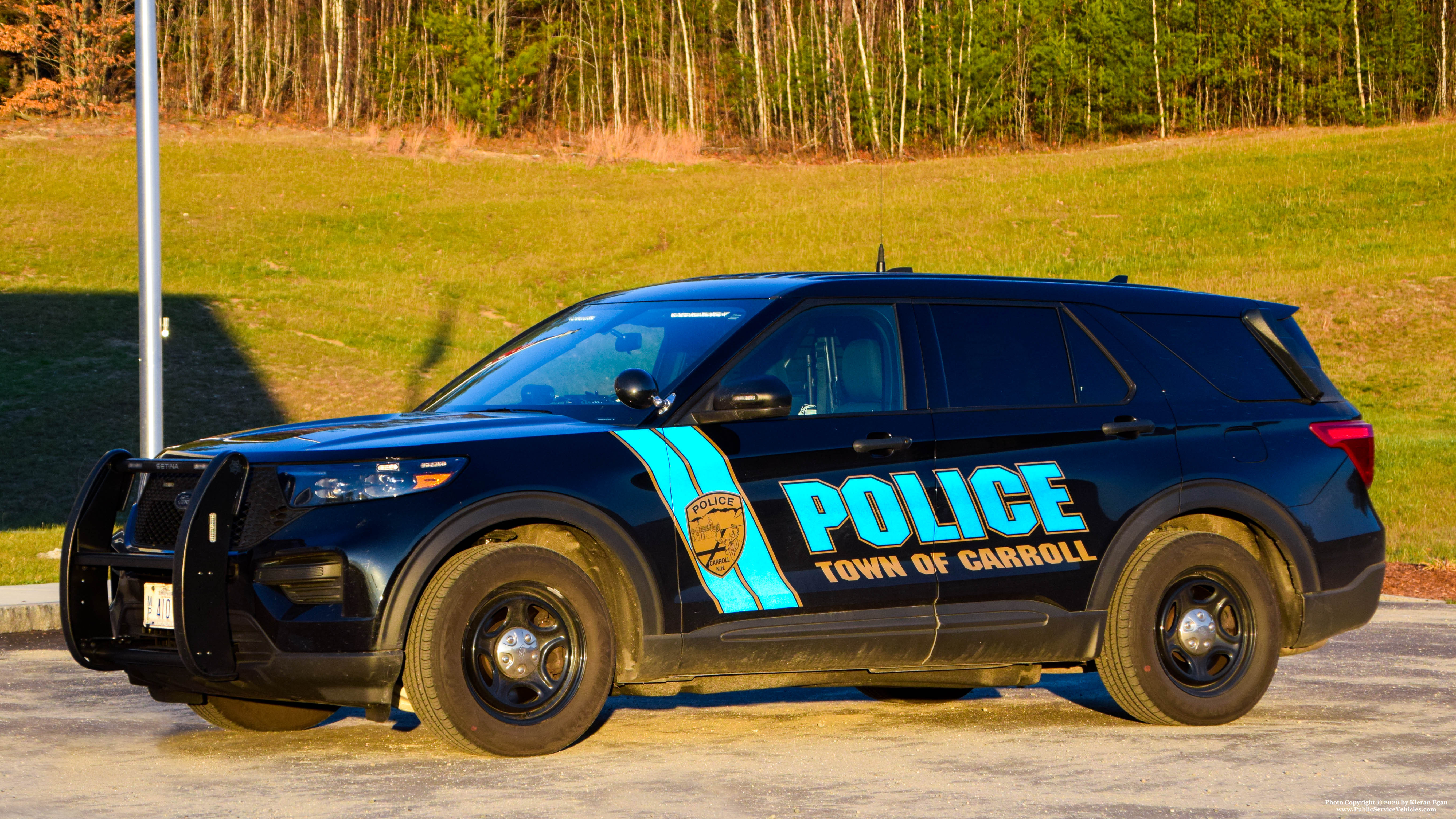 A photo  of Carroll Police
            Car 2, a 2020 Ford Police Interceptor Utility             taken by Kieran Egan