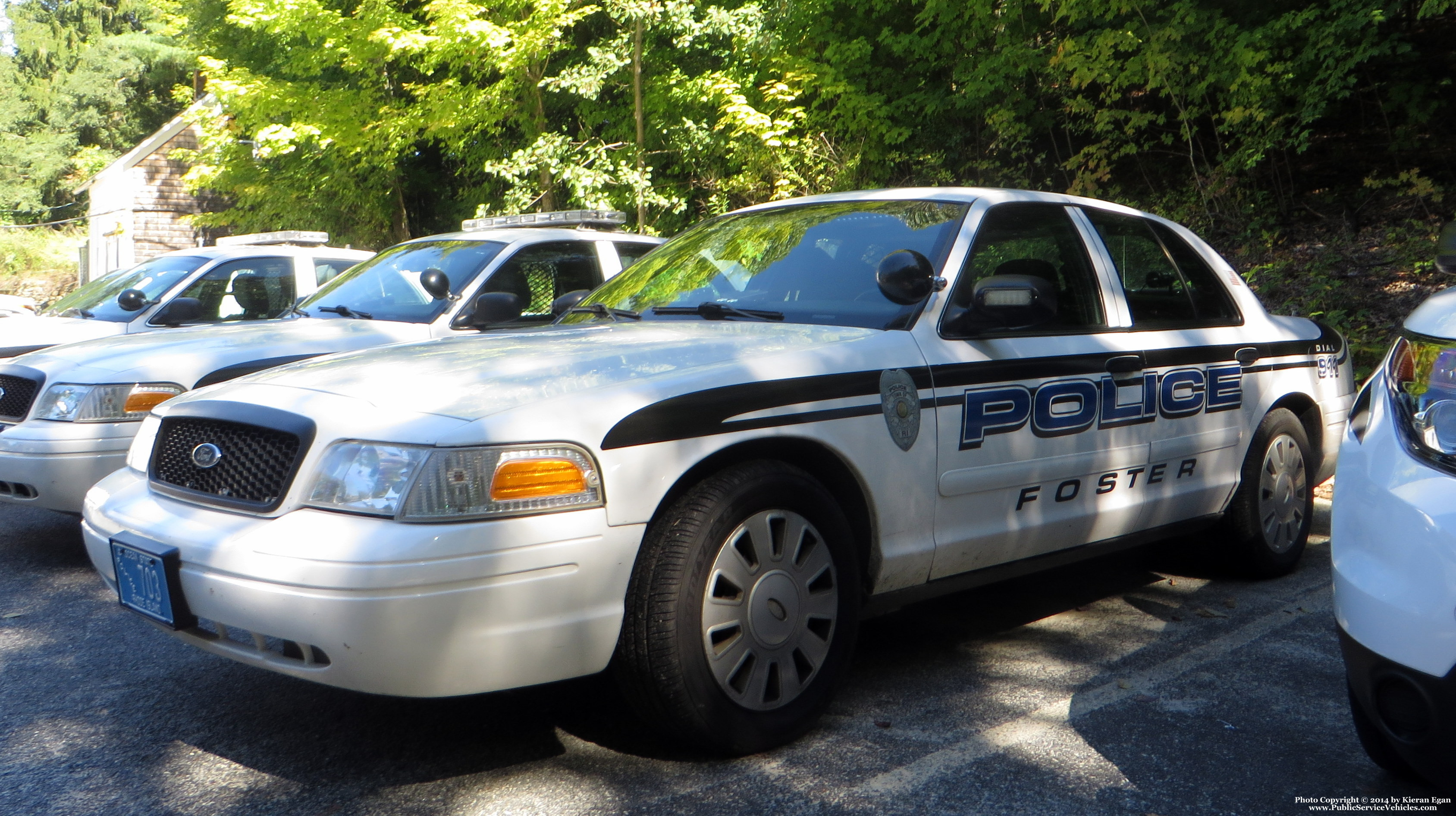A photo  of Foster Police
            Cruiser 703, a 2006-2008 Ford Crown Victoria Police Interceptor             taken by Kieran Egan