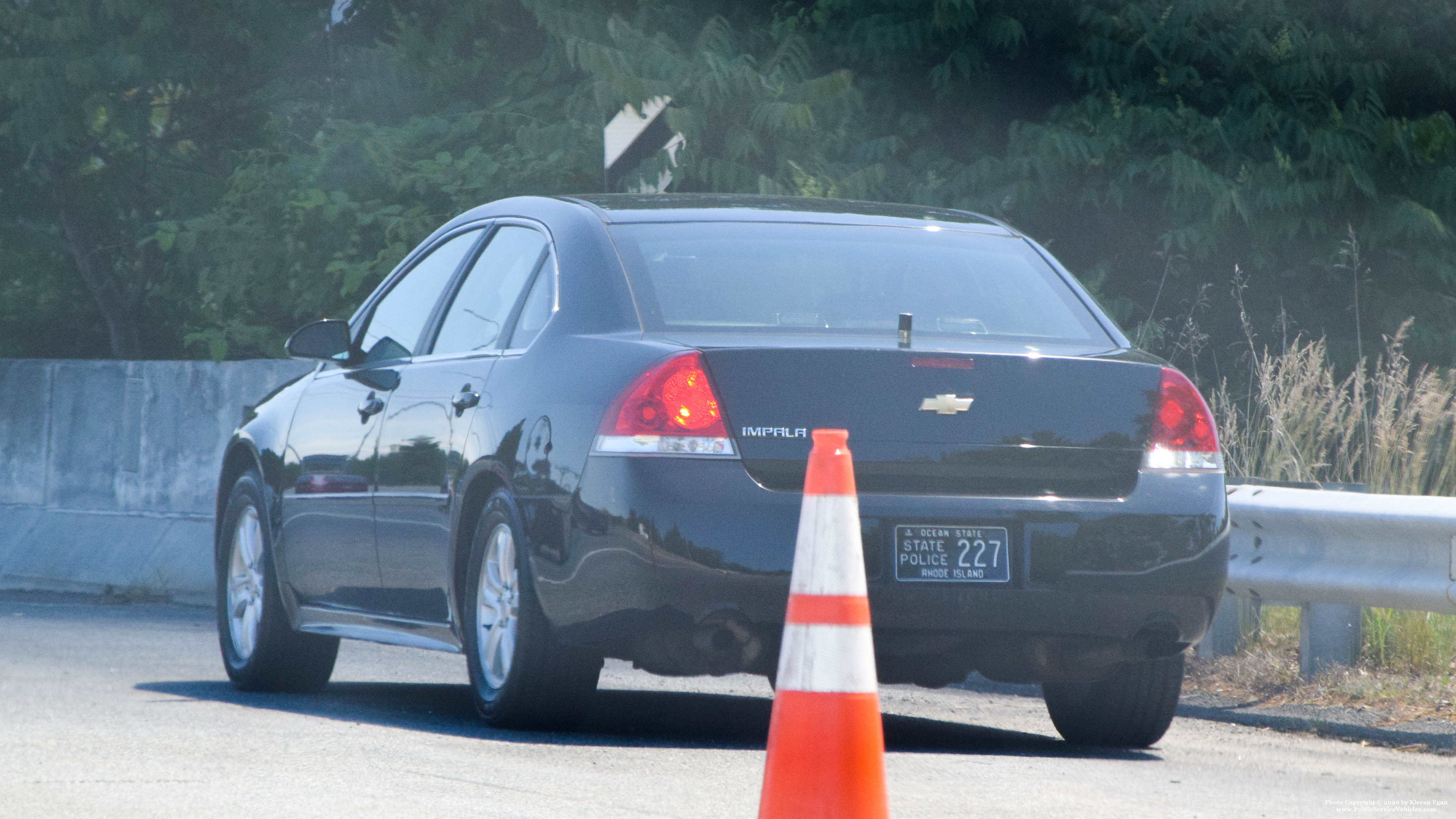 A photo  of Rhode Island State Police
            Cruiser 227, a 2005-2013 Chevrolet Impala             taken by Kieran Egan