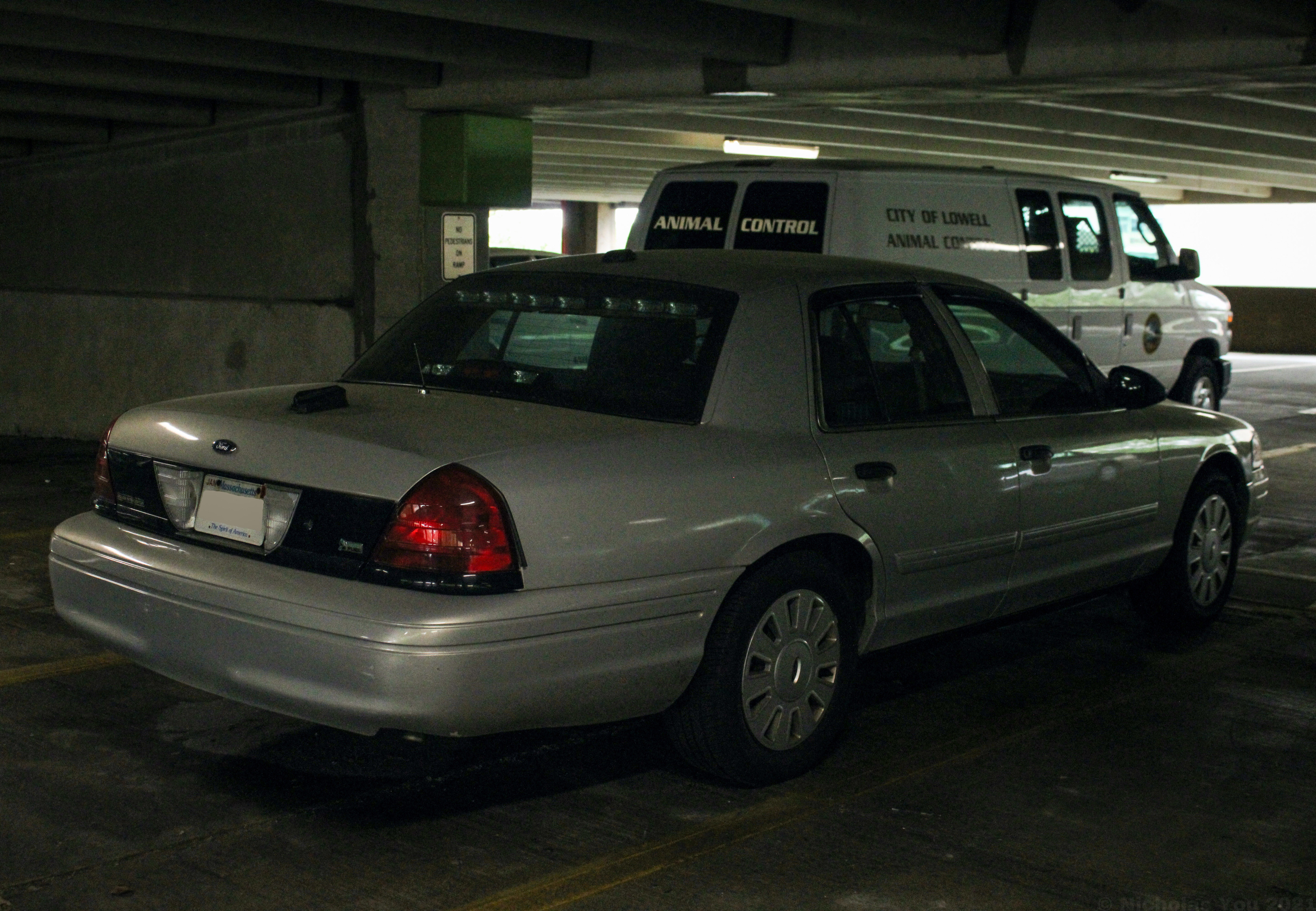 A photo  of Lowell Police
            Unmarked Unit, a 2010 Ford Crown Victoria Police Interceptor             taken by Nicholas You