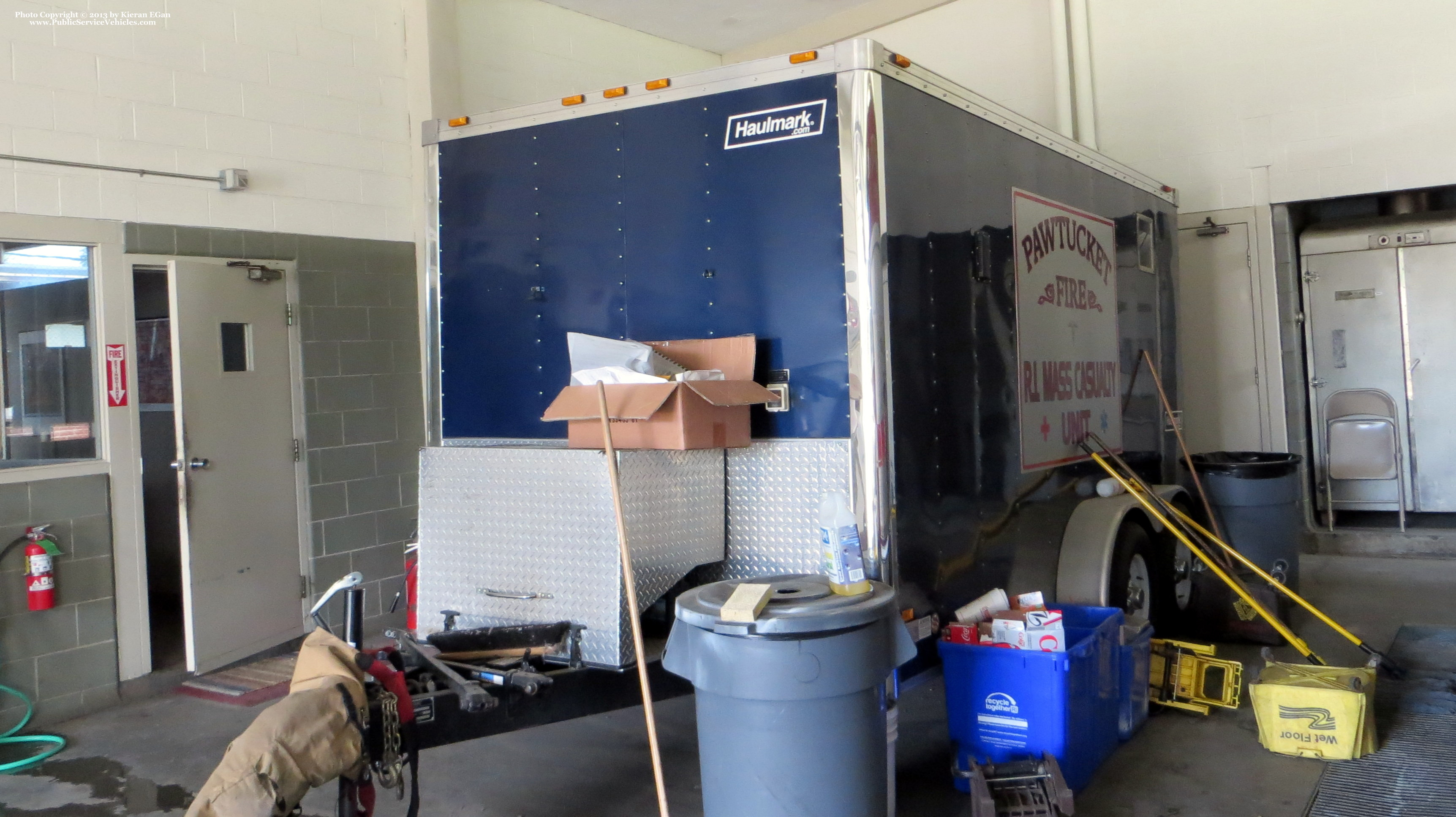 A photo  of Pawtucket Fire
            Mass Casualty Unit, a 2000-2010 Haulmark Trailer             taken by Kieran Egan