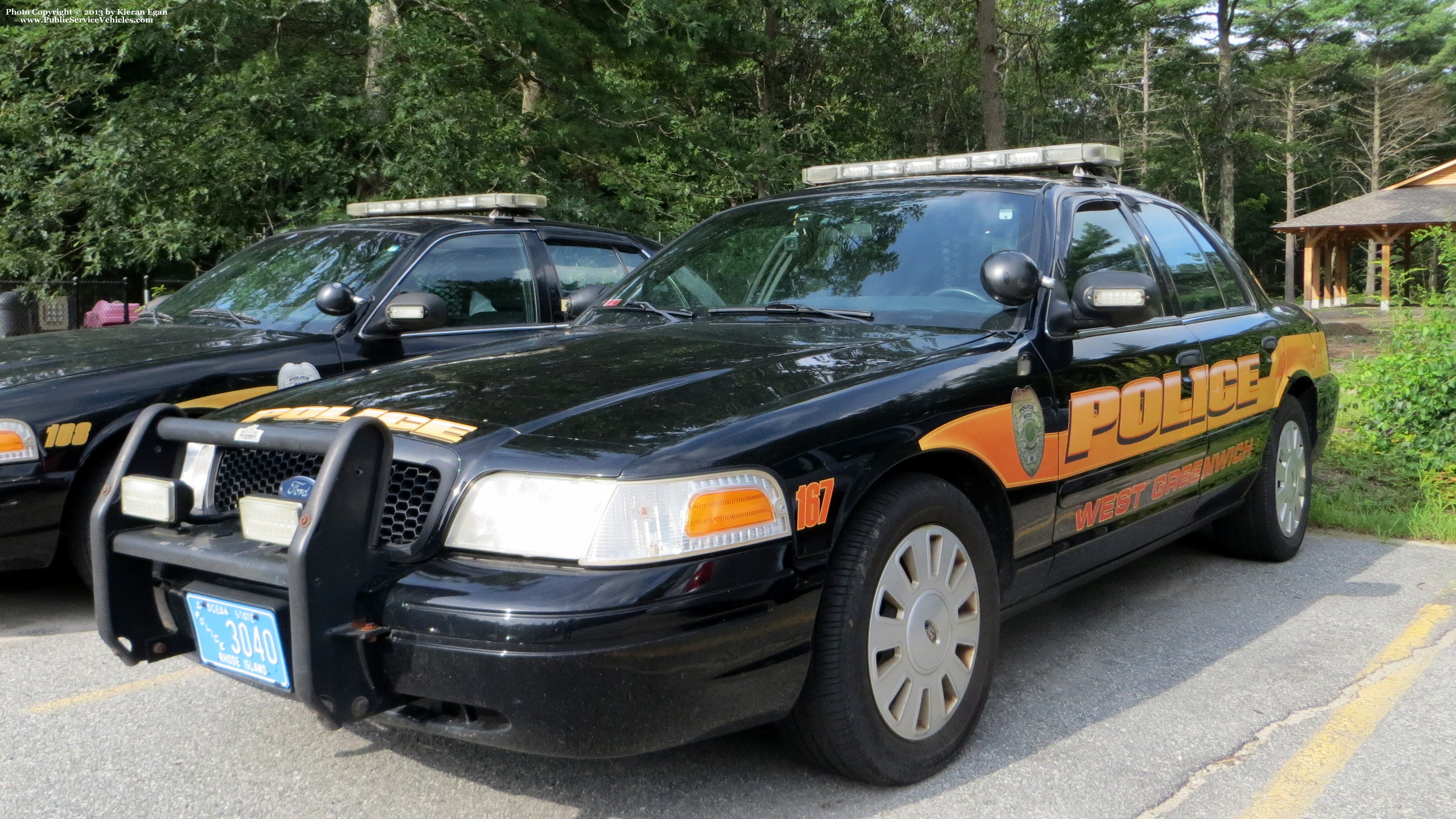 A photo  of West Greenwich Police
            Cruiser 167, a 2006-2008 Ford Crown Victoria Police Interceptor             taken by Kieran Egan