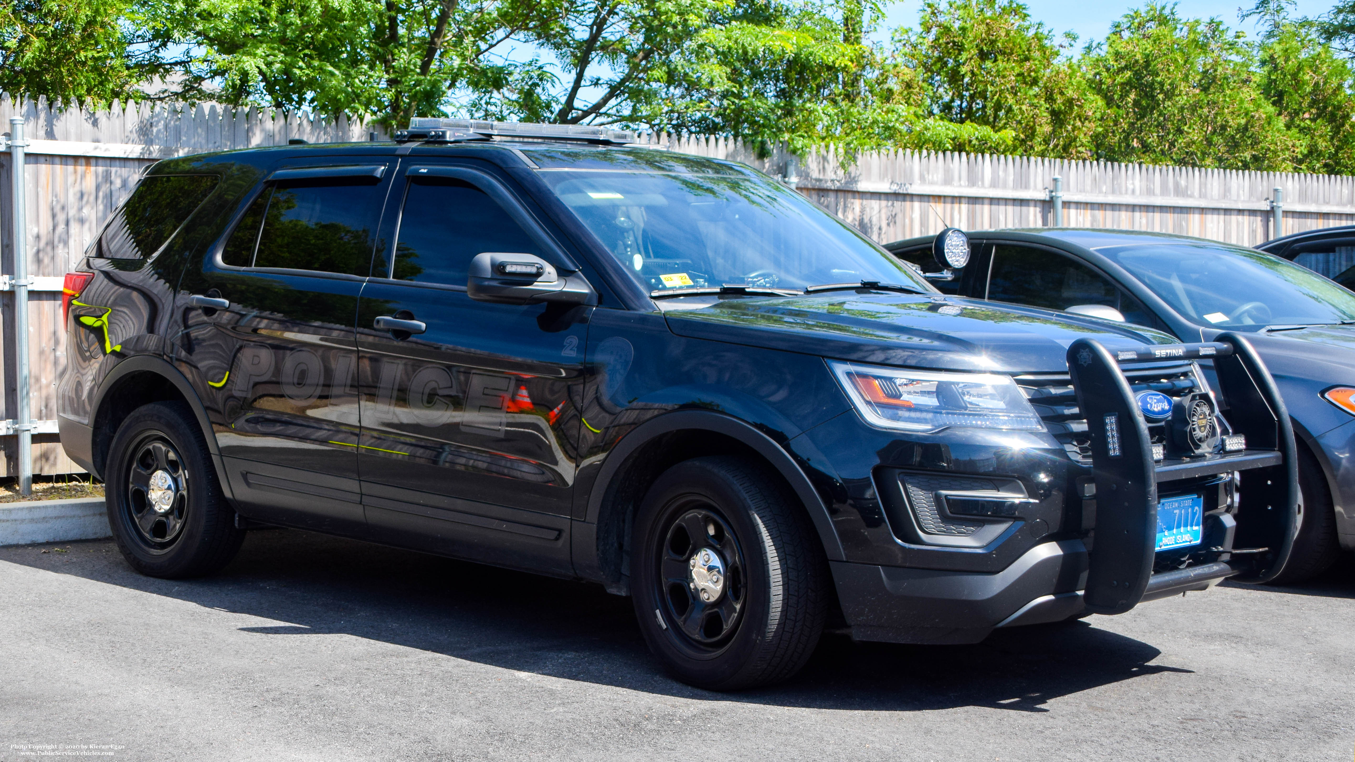 A photo  of Narragansett Police
            Car 2, a 2019 Ford Police Interceptor Utility             taken by Kieran Egan