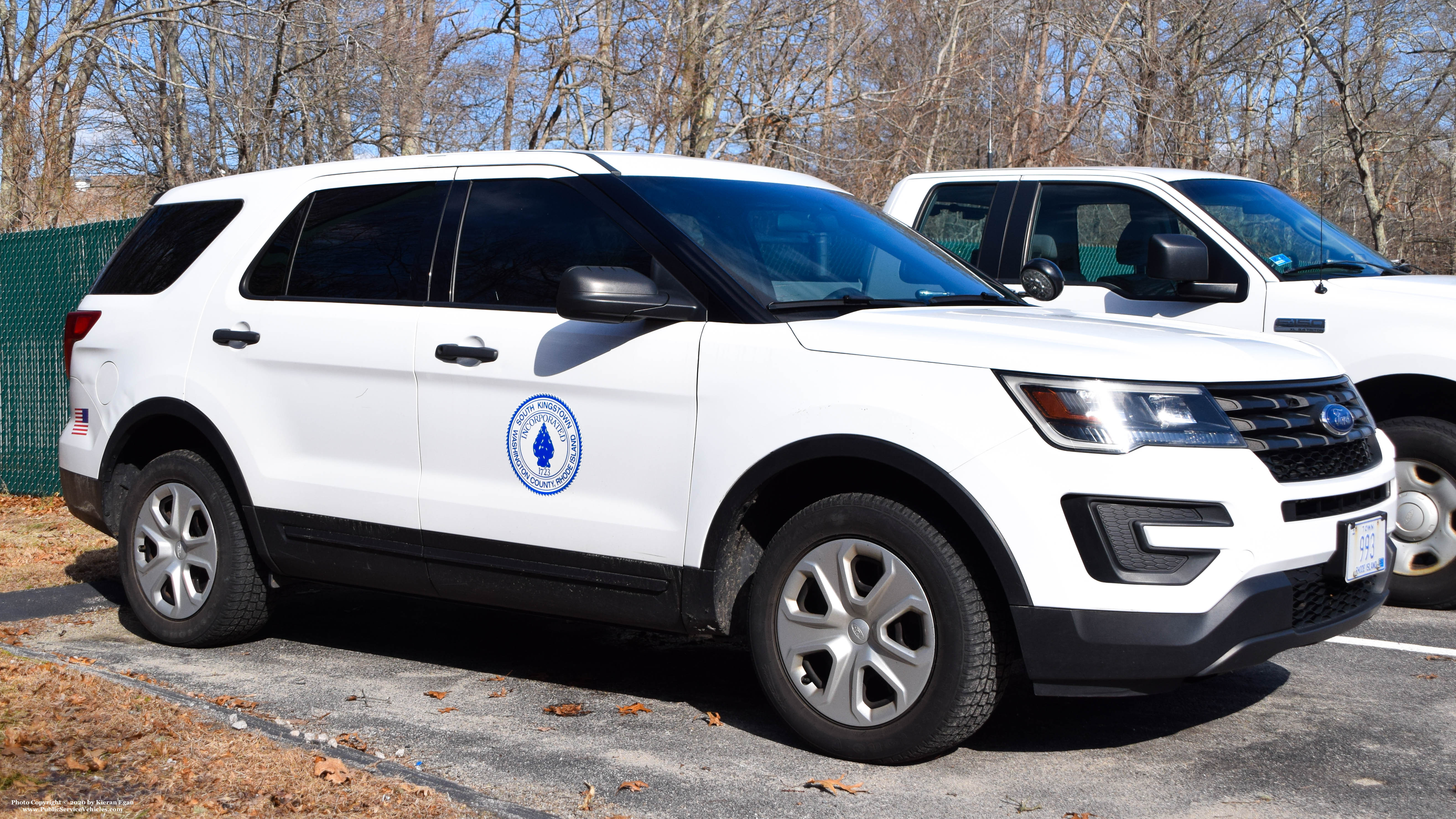 A photo  of South Kingstown Police
            Specialty Unit, a 2019 Ford Police Interceptor Utility             taken by Kieran Egan