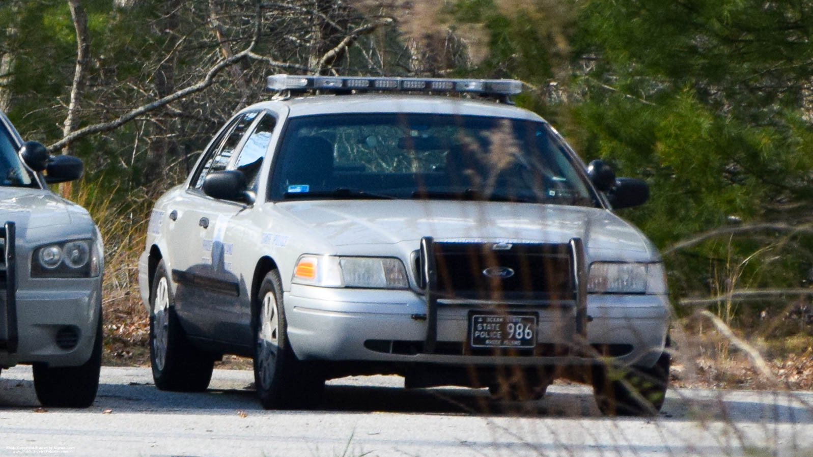 A photo  of Rhode Island State Police
            Cruiser 986, a 2006-2008 Ford Crown Victoria Police Interceptor             taken by Kieran Egan