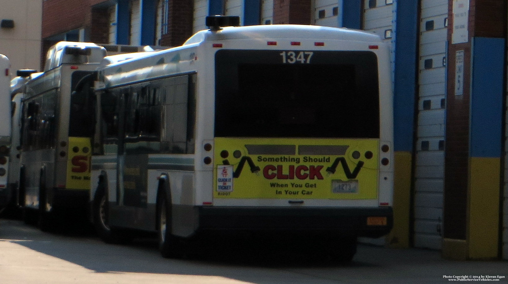 A photo  of Rhode Island Public Transit Authority
            Bus 1347, a 2013 Gillig BRT             taken by Kieran Egan