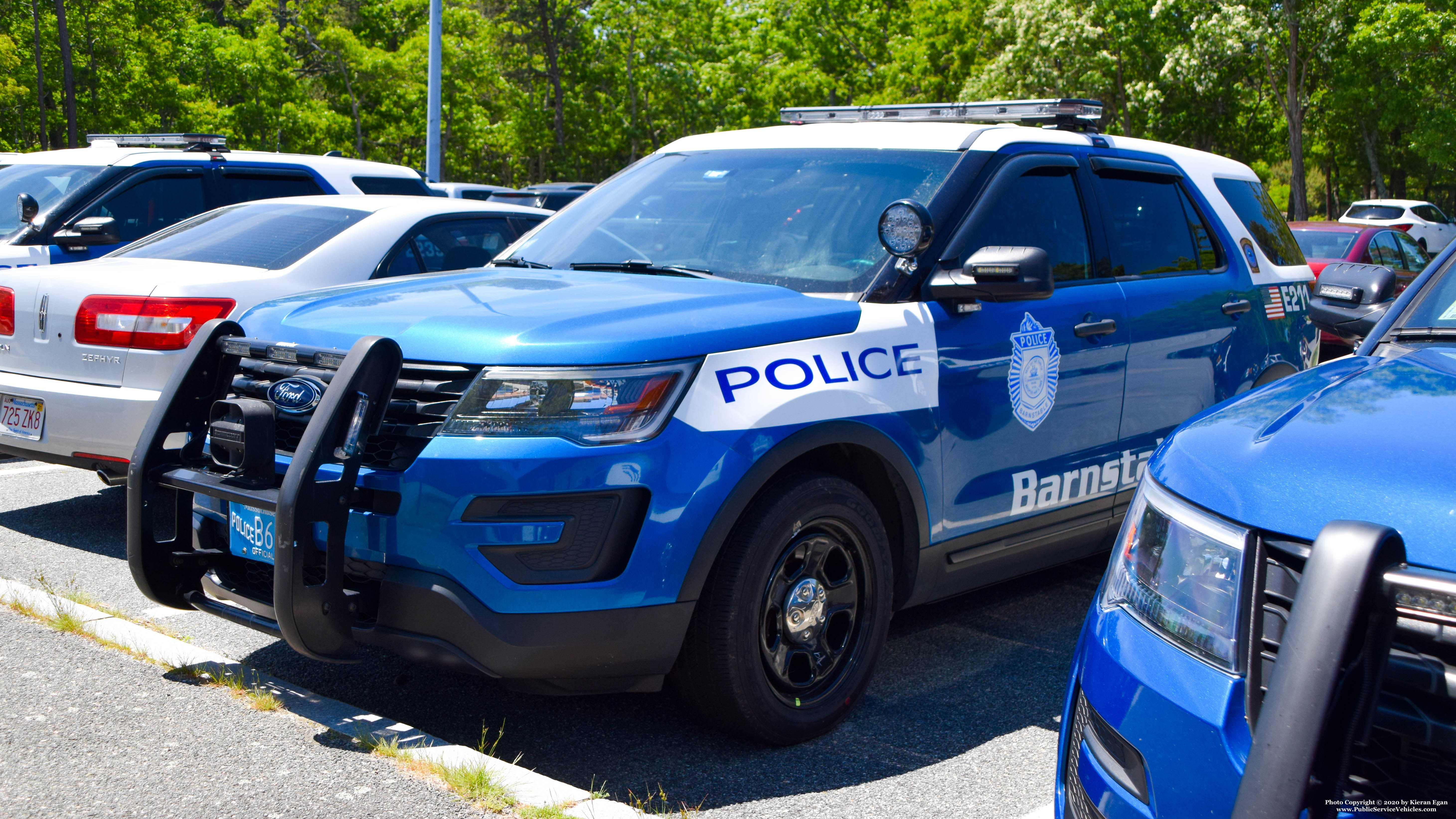 A photo  of Barnstable Police
            E-211, a 2016-2019 Ford Police Interceptor Utility             taken by Kieran Egan