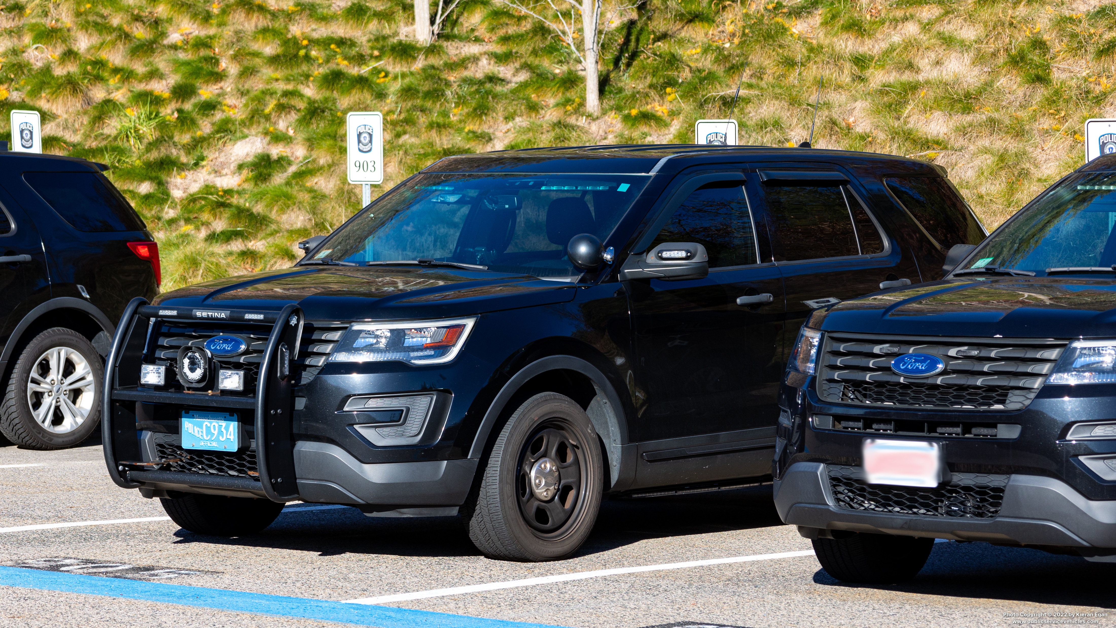 A photo  of Bridgewater State University Police
            Cruiser 905, a 2017 Ford Police Interceptor Utility             taken by Kieran Egan