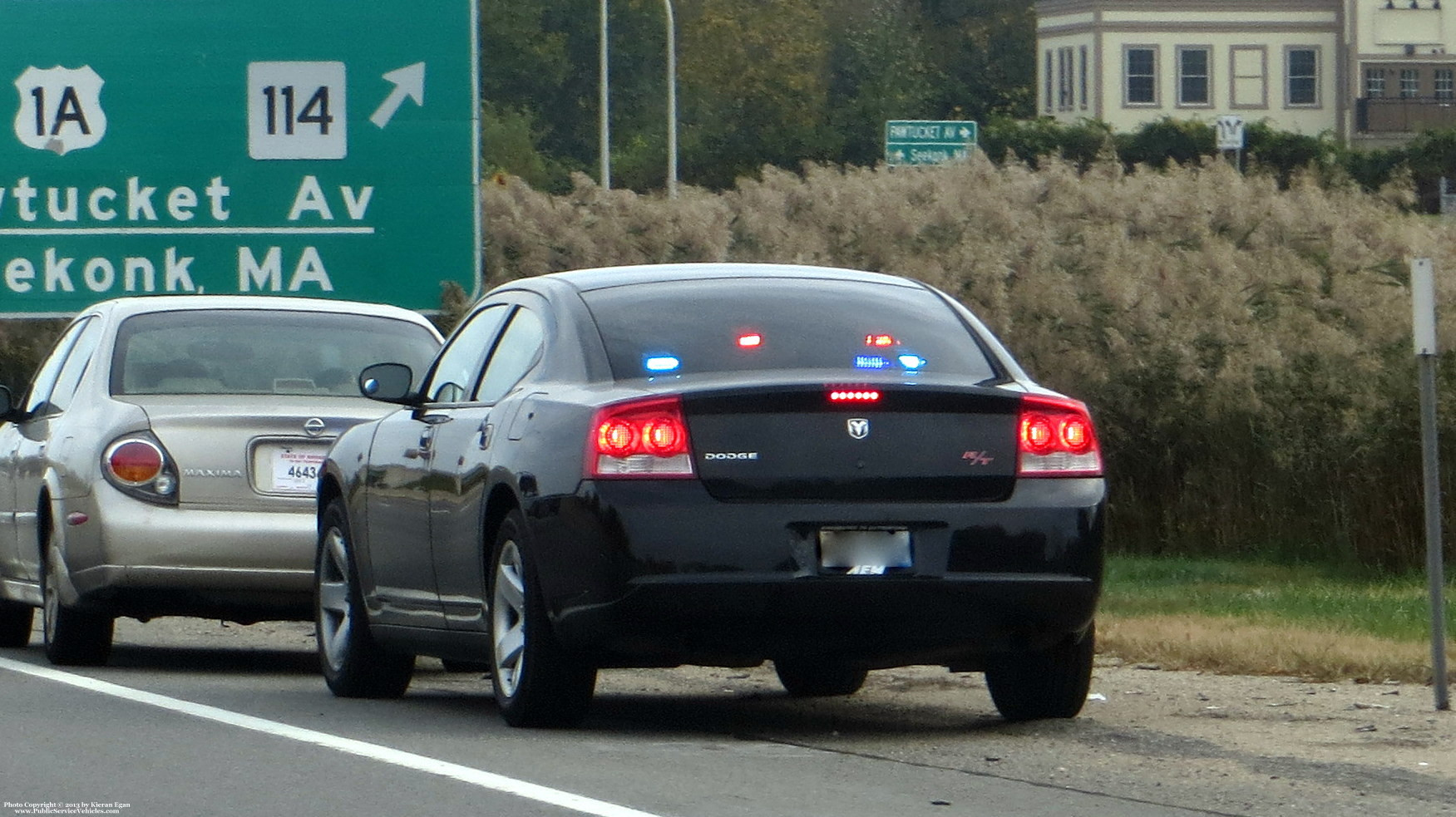 A photo  of Rhode Island State Police
            Unmarked Unit, a 2006-2010 Dodge Charger             taken by Kieran Egan