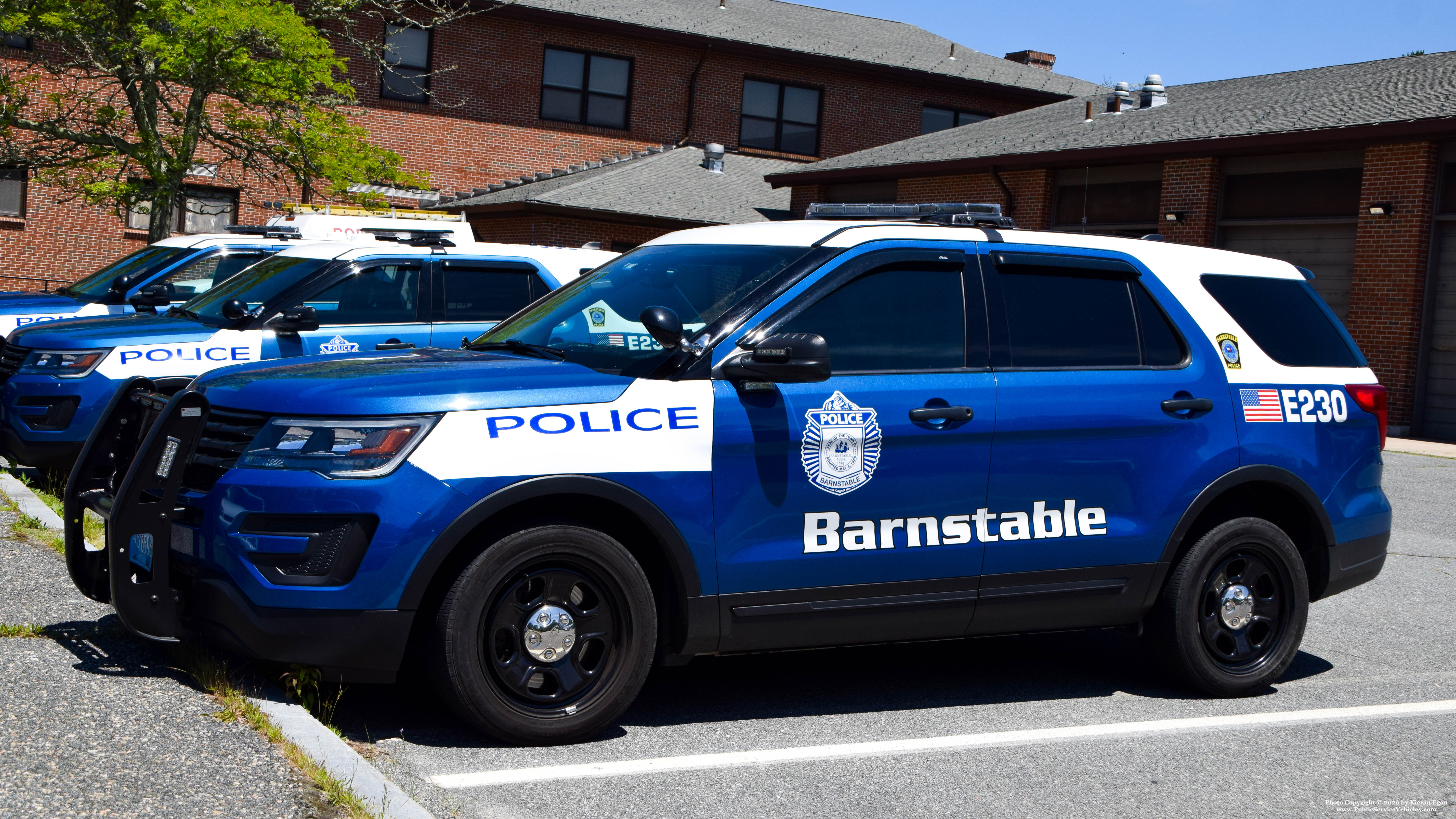 A photo  of Barnstable Police
            E-230, a 2016-2019 Ford Police Interceptor Utility             taken by Kieran Egan