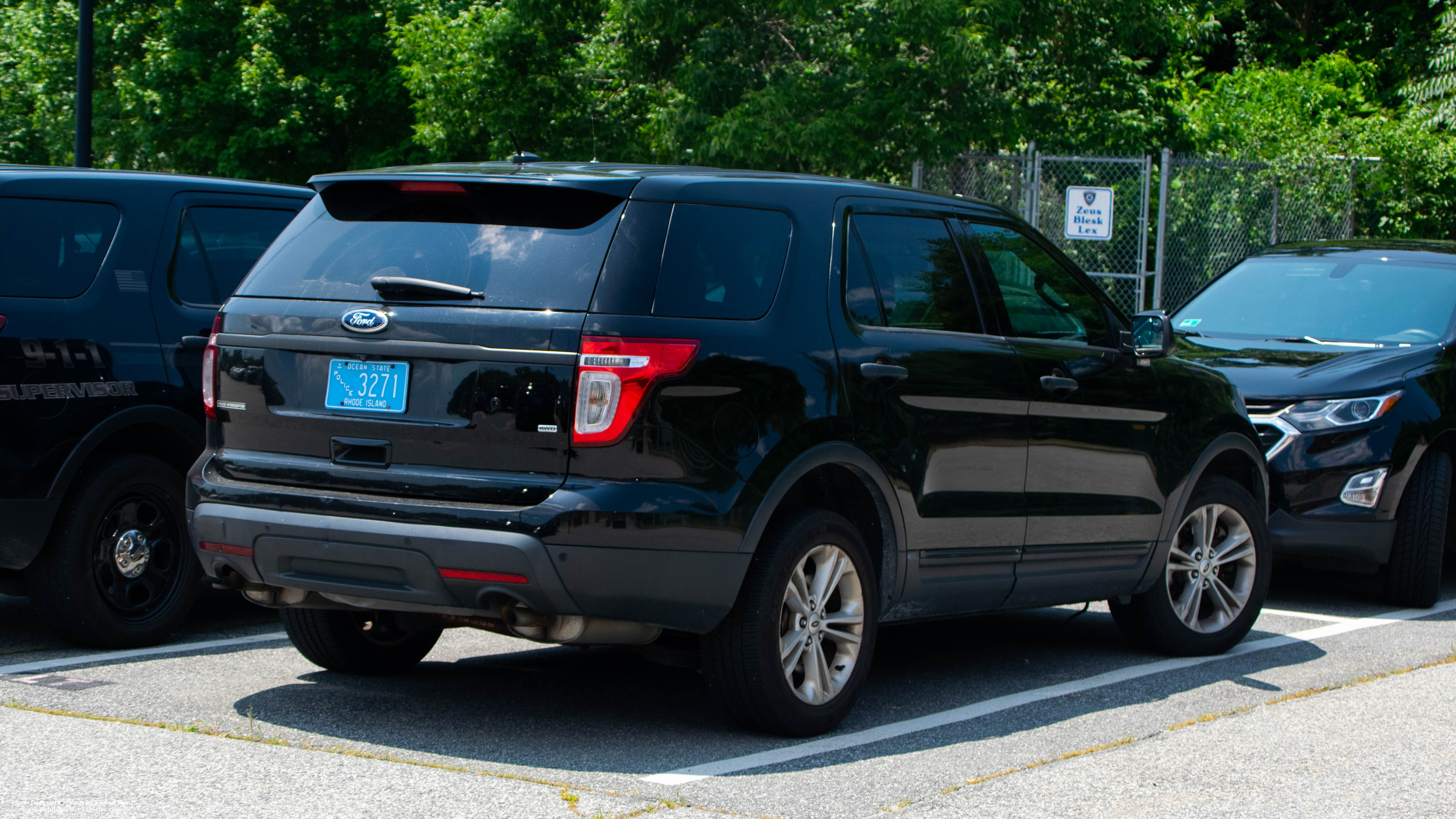 A photo  of Cranston Police
            Unmarked Unit, a 2013-2015 Ford Police Interceptor Utility             taken by Kieran Egan