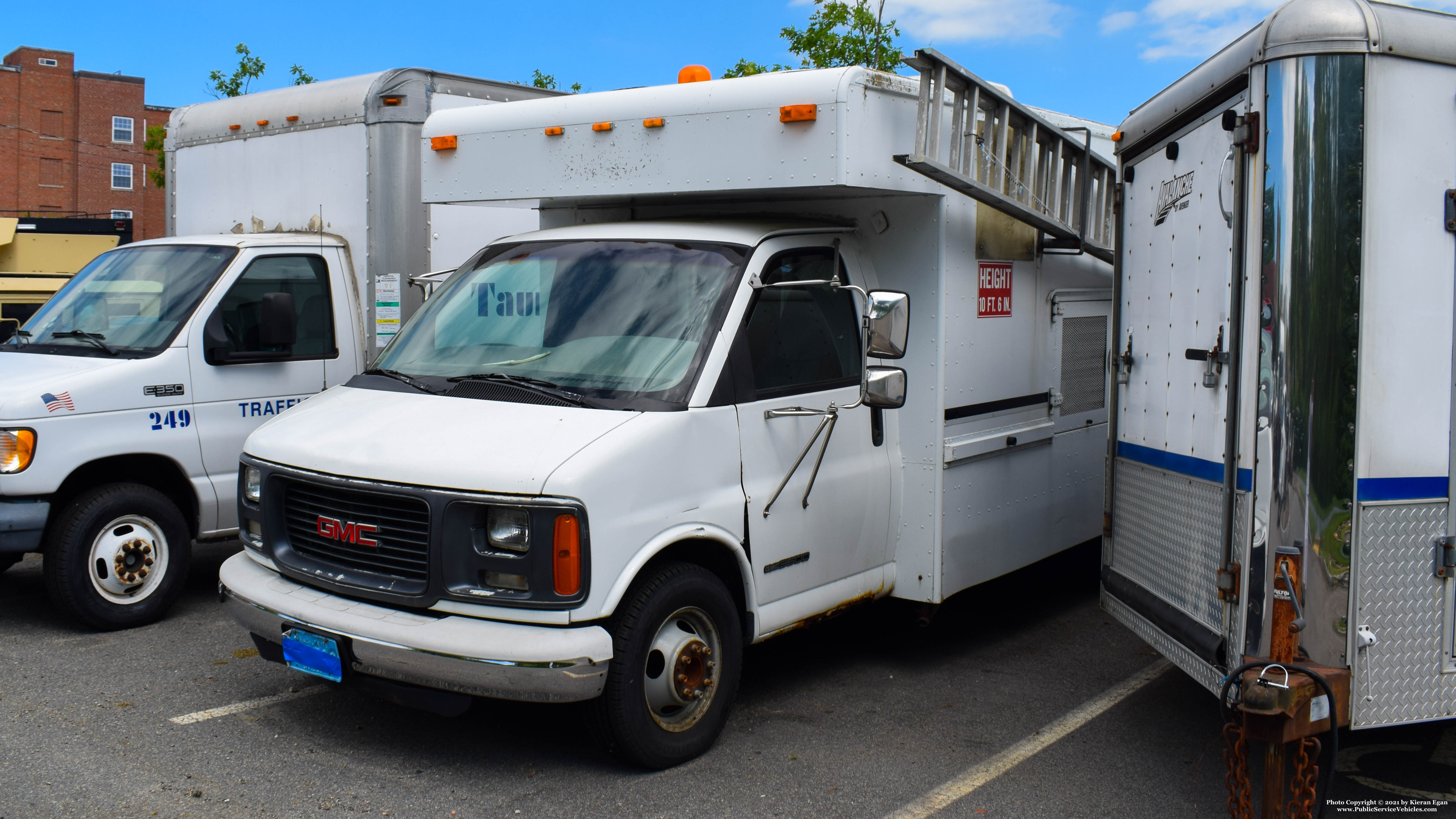 A photo  of Taunton Police
            Specialty Unit, a 1990-2010 GMC 3500             taken by Kieran Egan