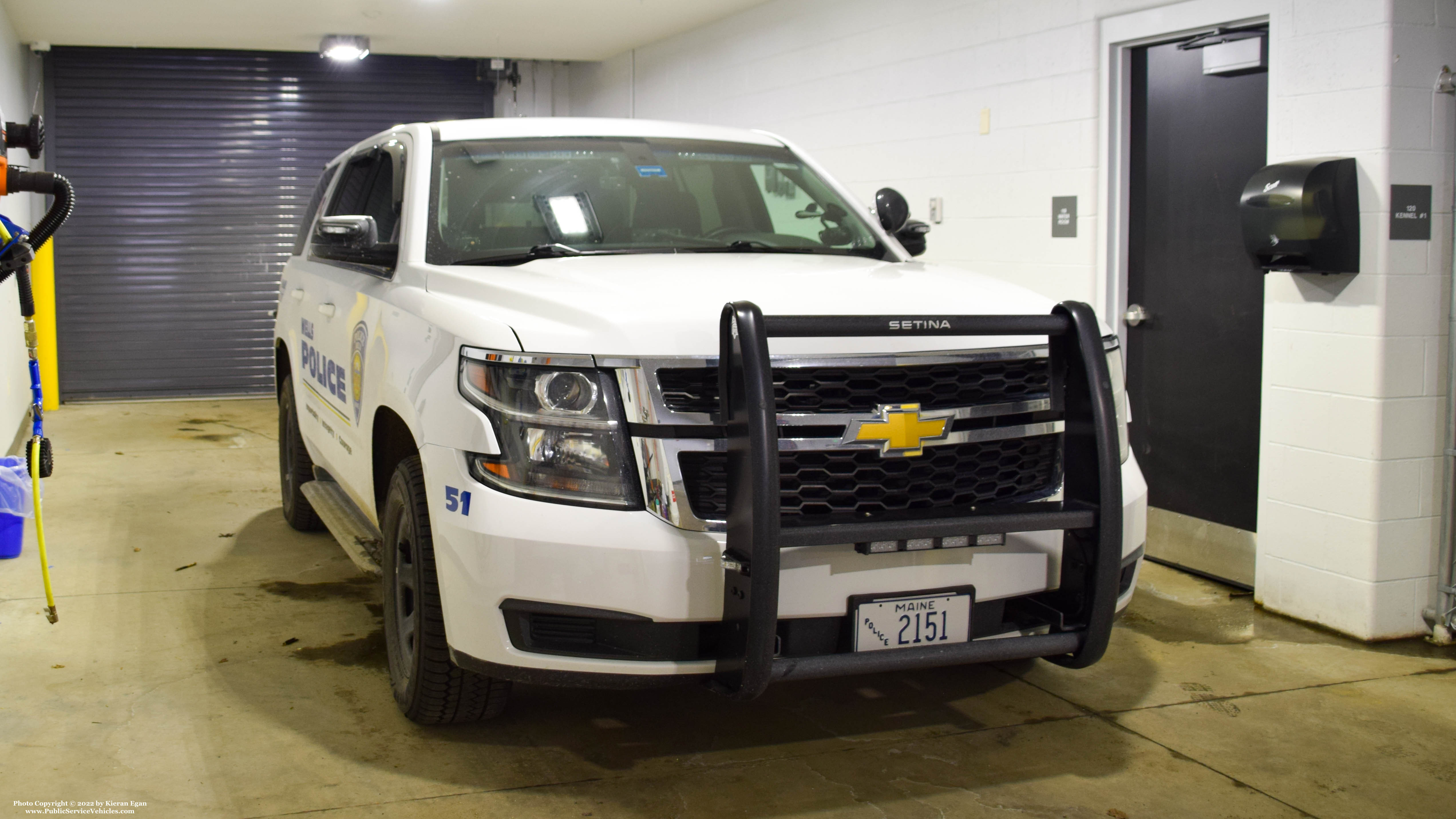 A photo  of Wells Police
            Car 51, a 2015-2019 Chevrolet Tahoe             taken by Kieran Egan