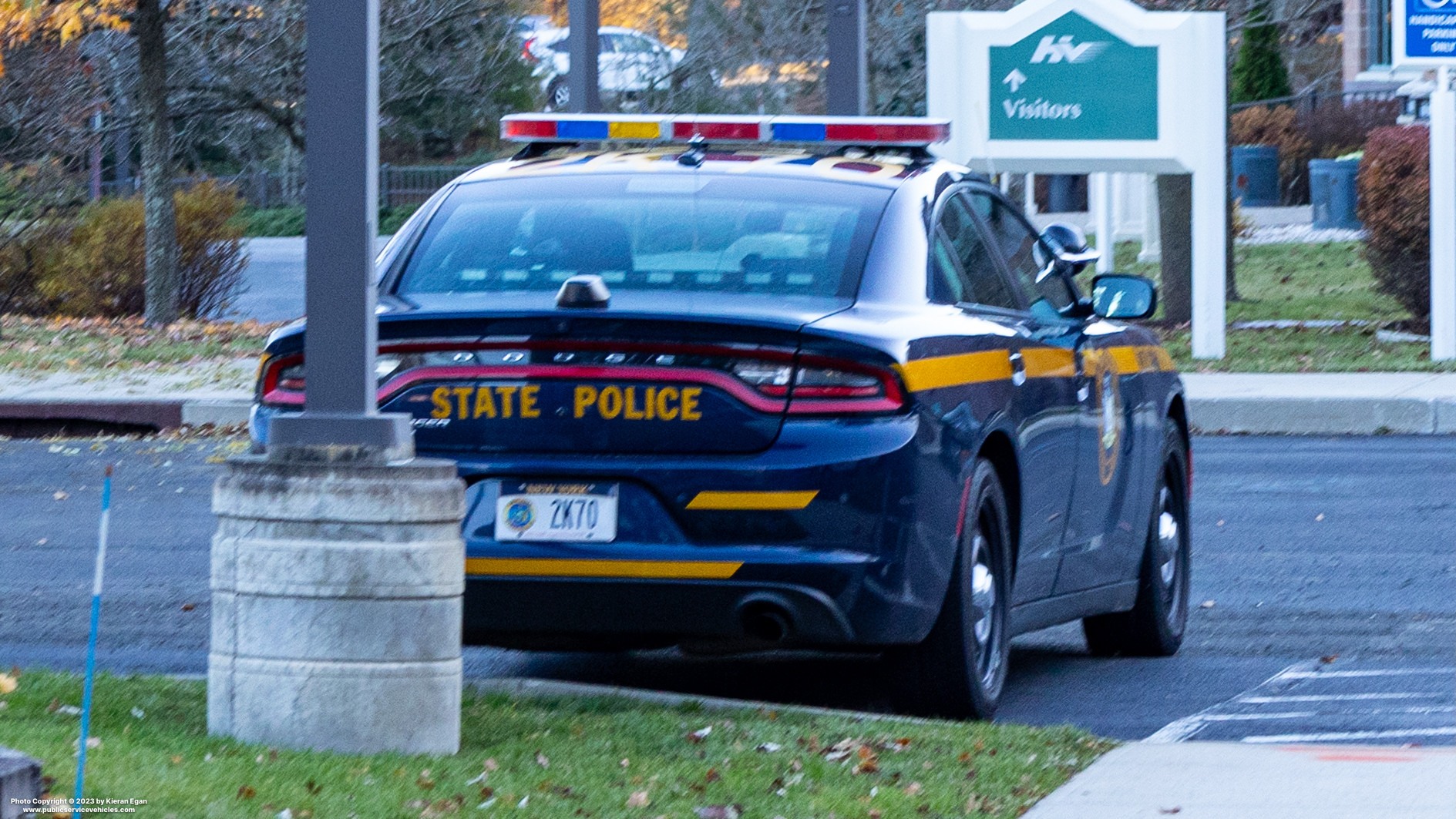 A photo  of New York State Police
            Cruiser 2K70, a 2015-2022 Dodge Charger             taken by Kieran Egan