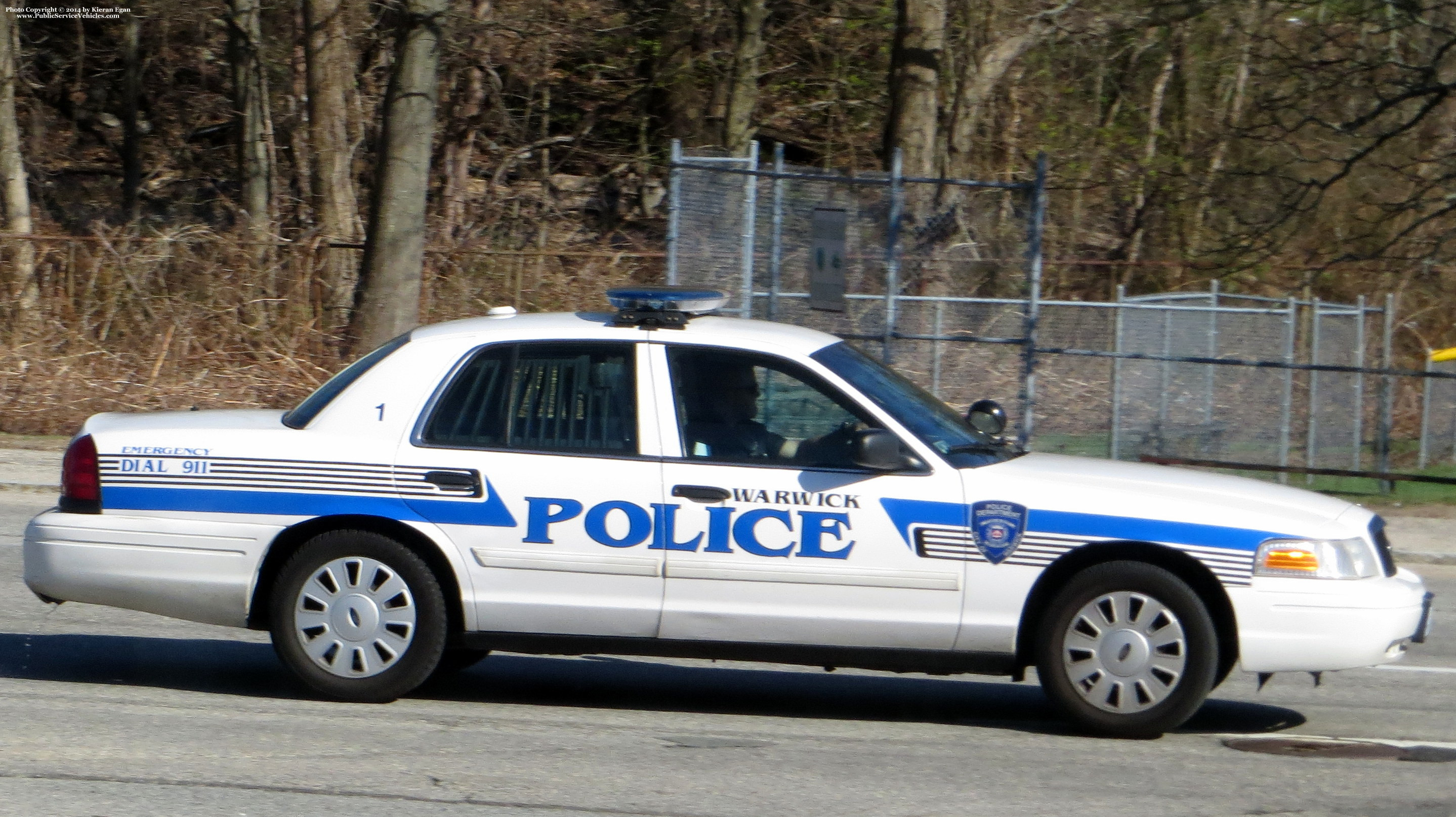 A photo  of Warwick Police
            Car 1, a 2009-2011 Ford Crown Victoria Police Interceptor             taken by Kieran Egan