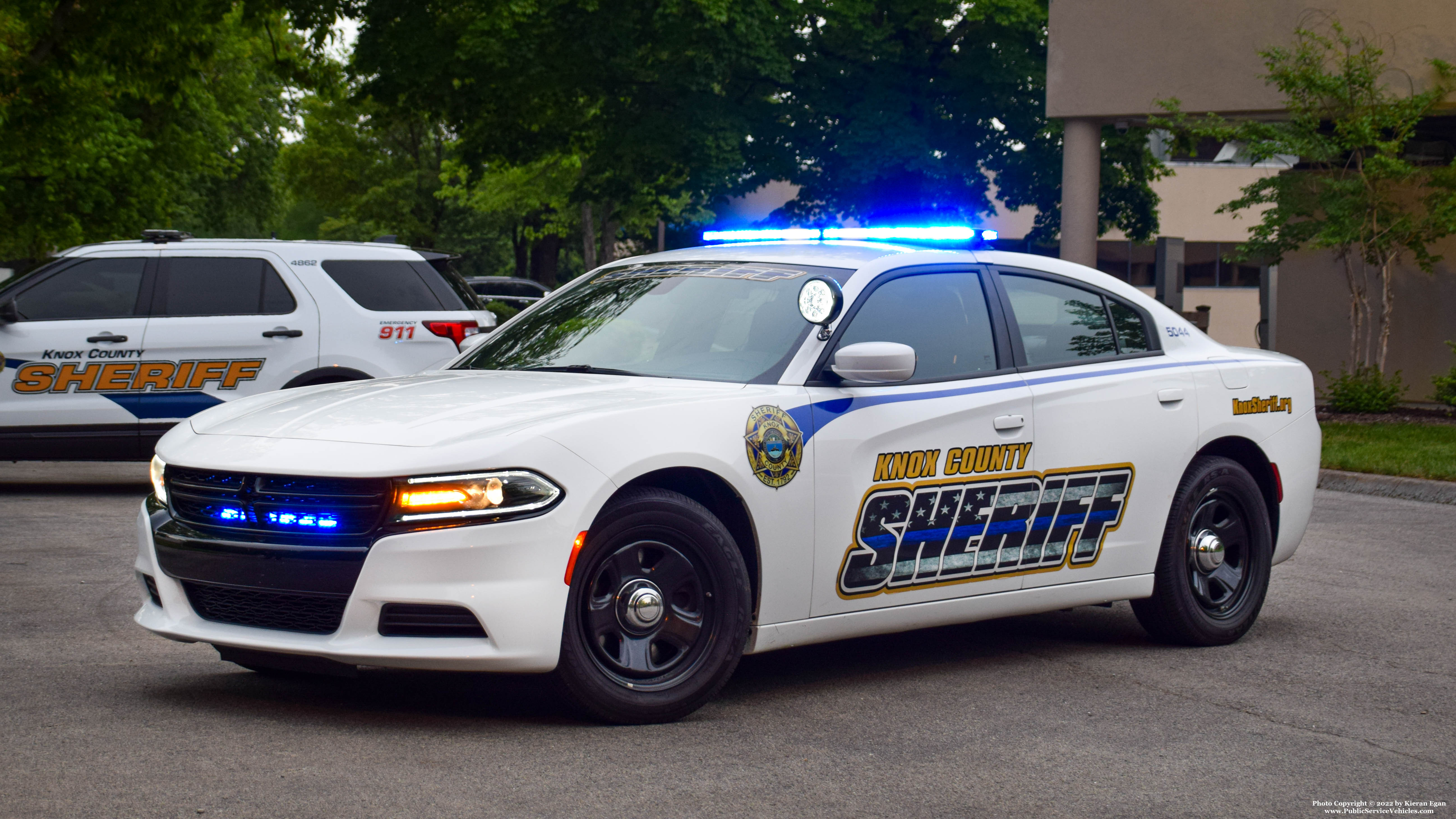 A photo  of Knox County Sheriff
            Cruiser 5044, a 2020 Dodge Charger             taken by Kieran Egan