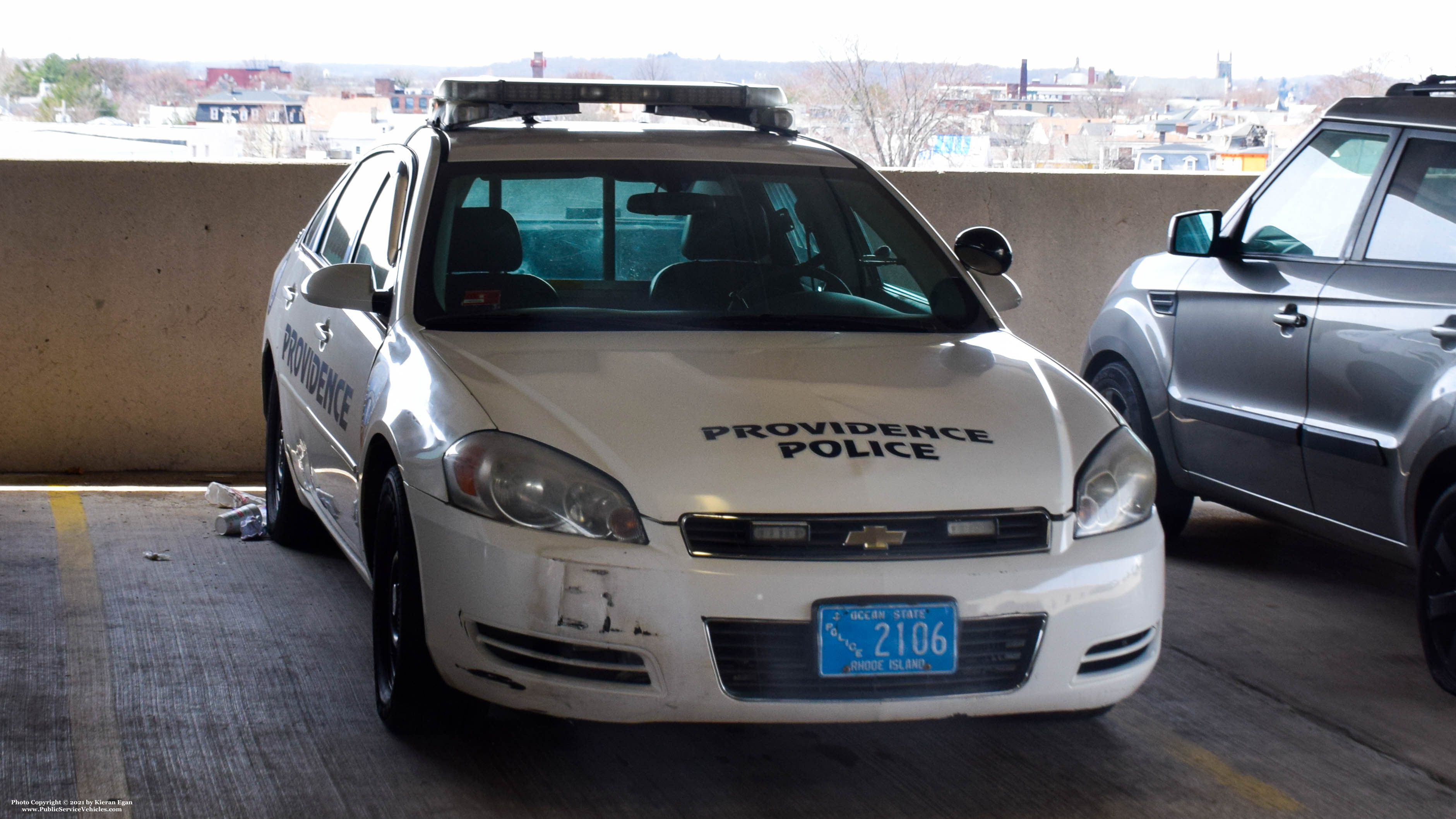A photo  of Providence Police
            Cruiser 2106, a 2006-2013 Chevrolet Impala             taken by Kieran Egan