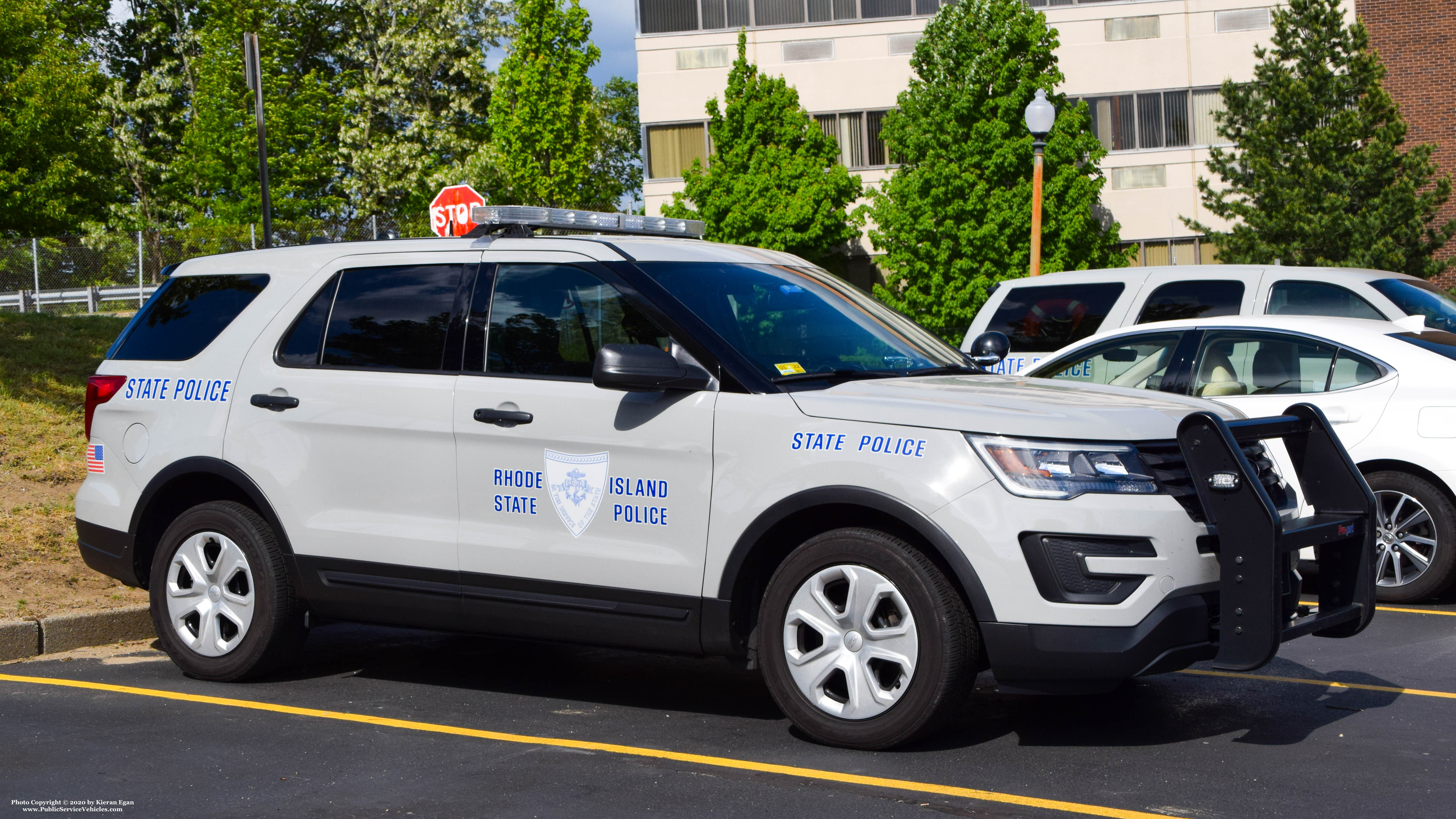 A photo  of Rhode Island State Police
            Cruiser 92, a 2018 Ford Police Interceptor Utility             taken by Kieran Egan