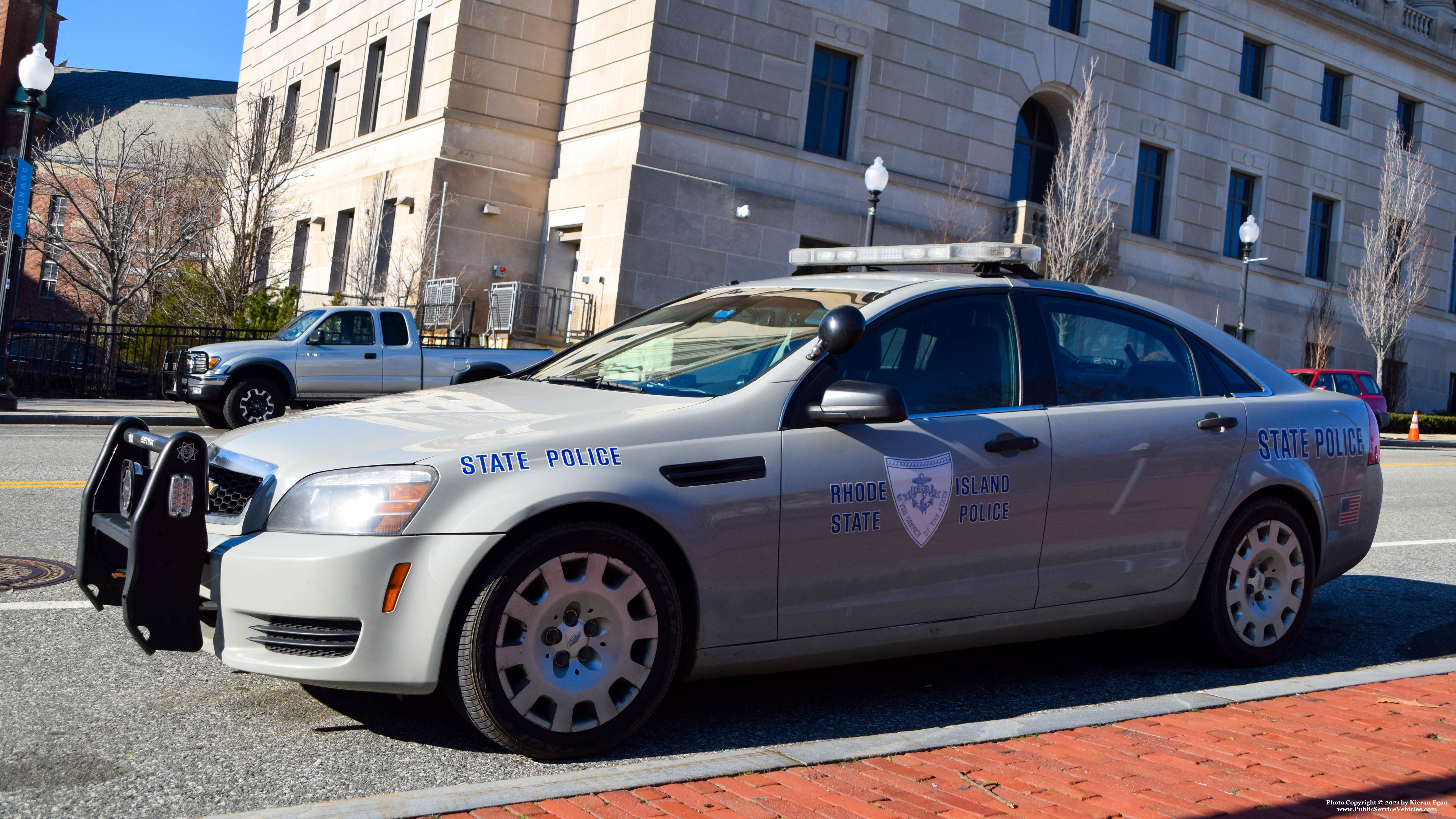 A photo  of Rhode Island State Police
            Cruiser 249, a 2013 Chevrolet Caprice             taken by Kieran Egan