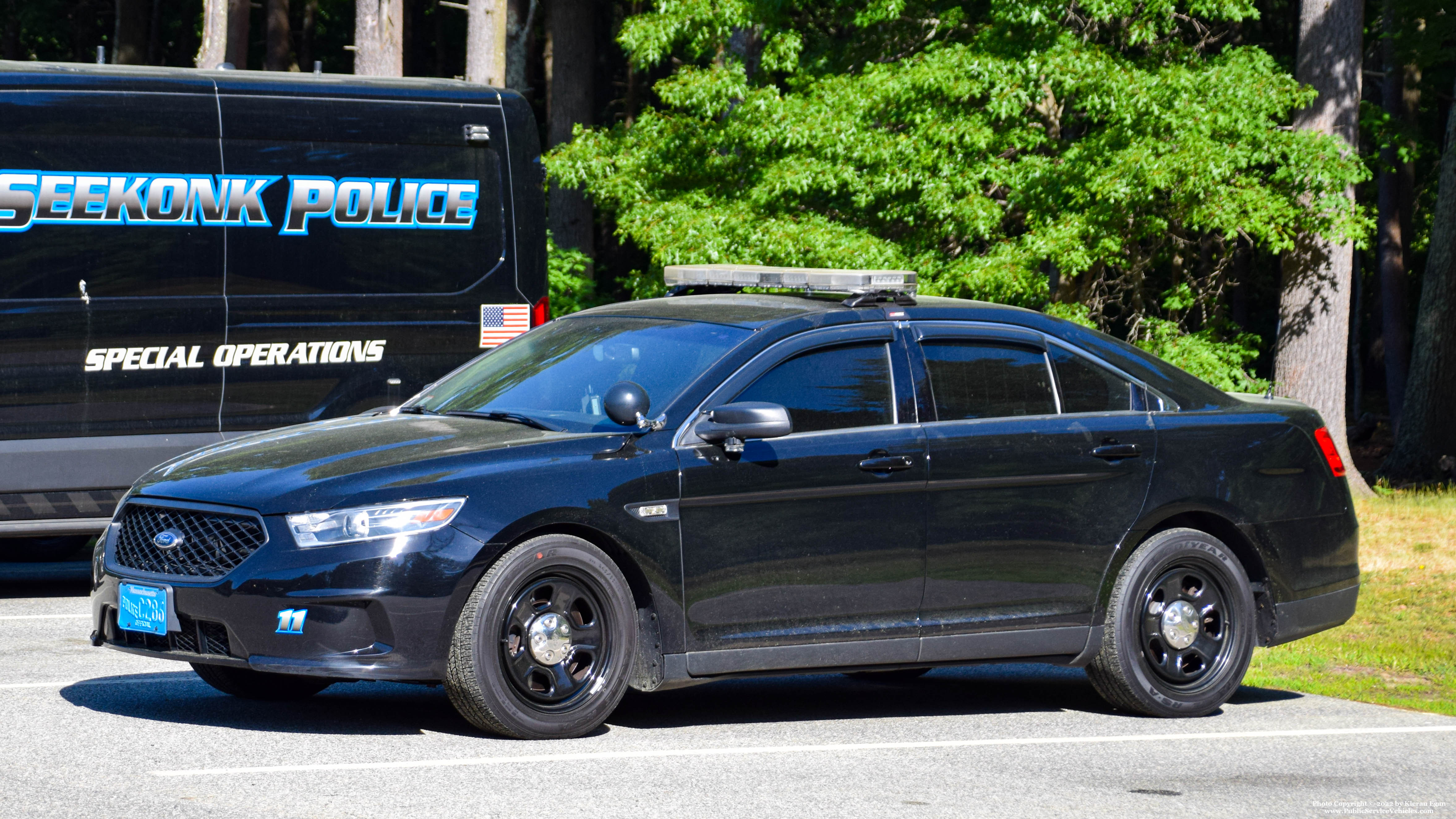 A photo  of Seekonk Police
            Car 11, a 2017 Ford Police Interceptor Sedan             taken by Kieran Egan