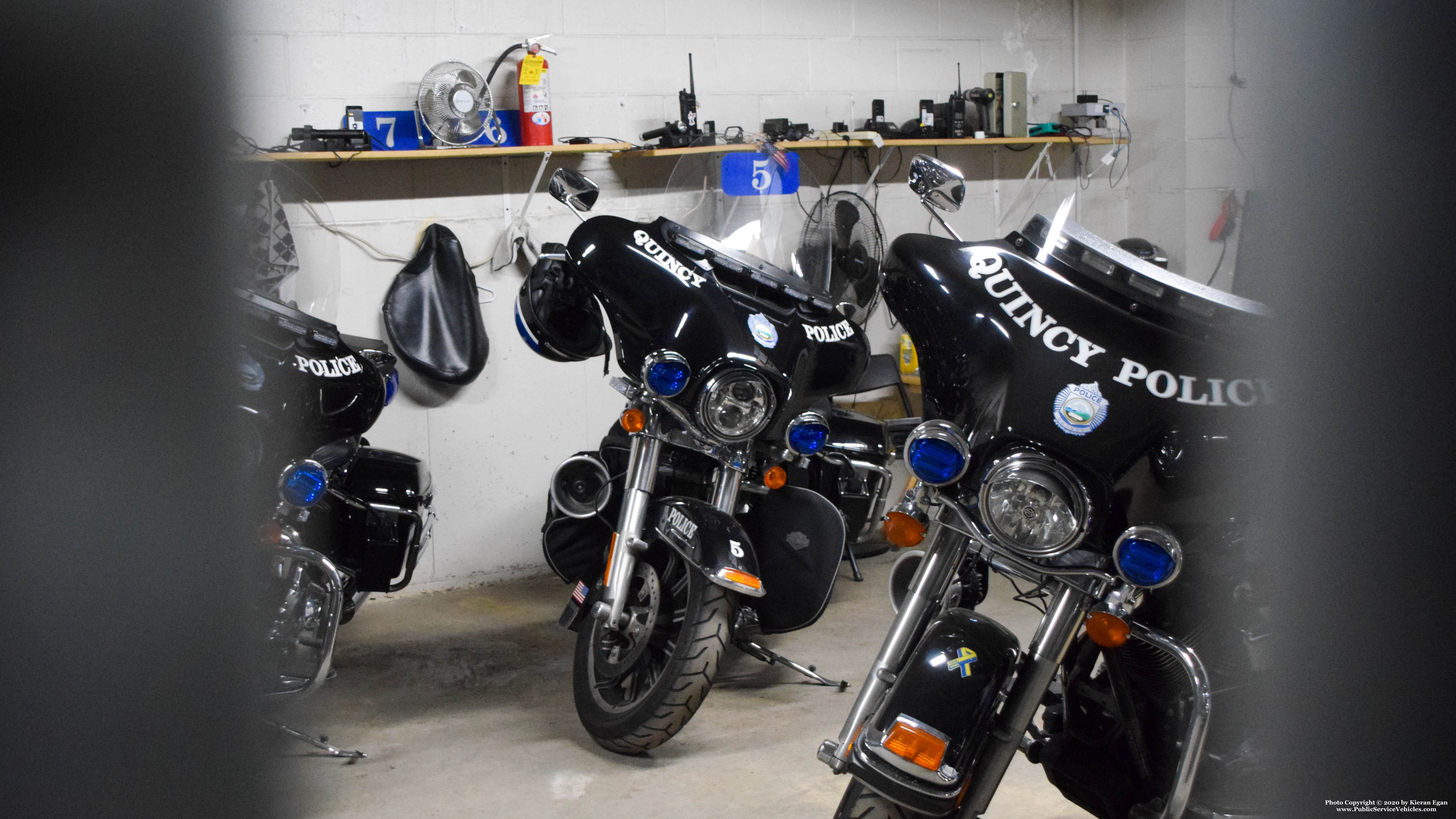 A photo  of Quincy Police
            Motorcycle 5, a 2010-2020 Harley Davidson Electra Glide             taken by Kieran Egan