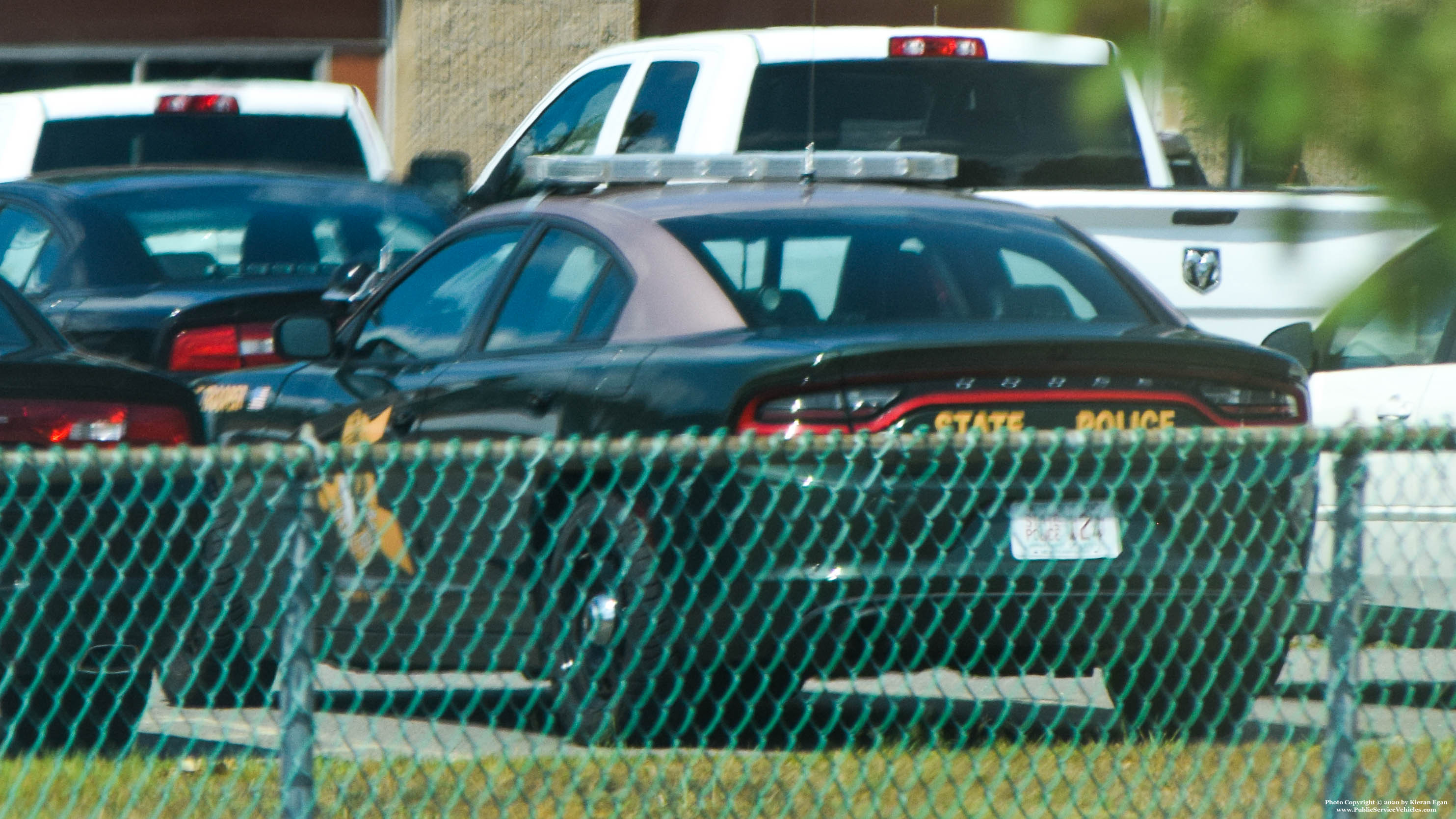 A photo  of New Hampshire State Police
            Cruiser 124, a 2015-2019 Dodge Charger             taken by Kieran Egan