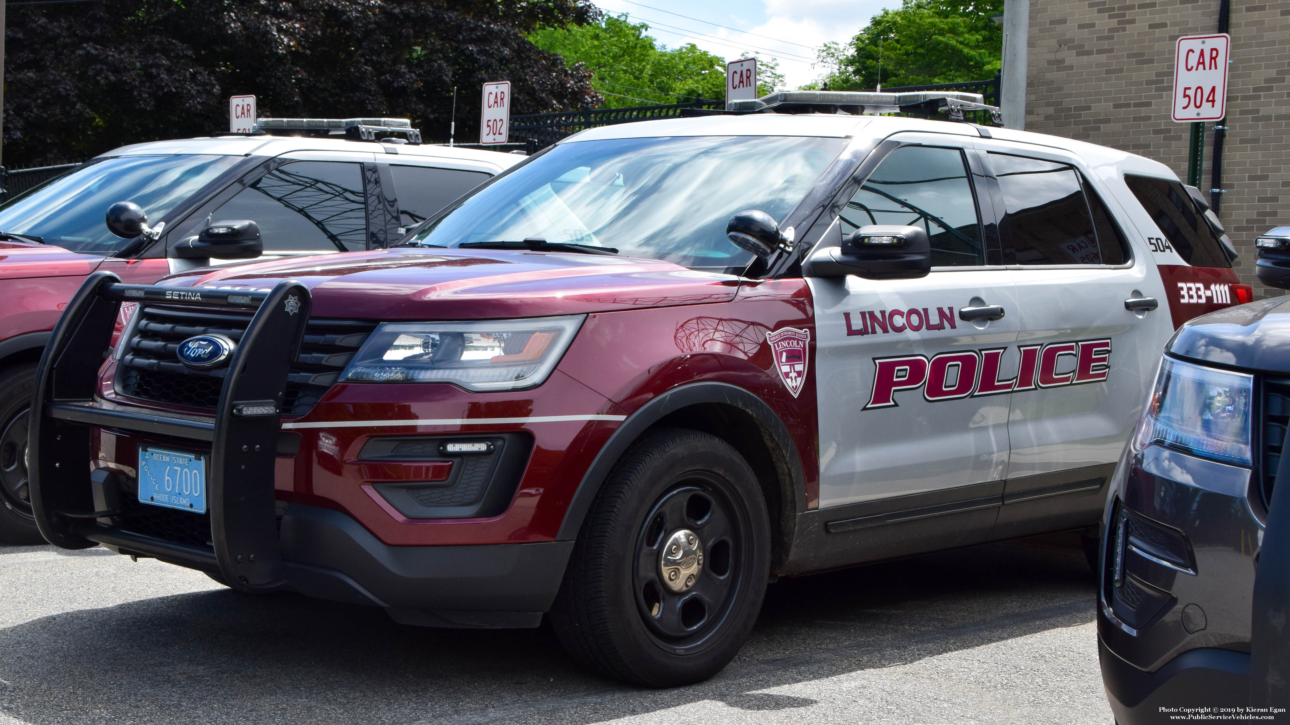 A photo  of Lincoln Police
            Cruiser 504, a 2016 Ford Police Interceptor Utility             taken by Kieran Egan