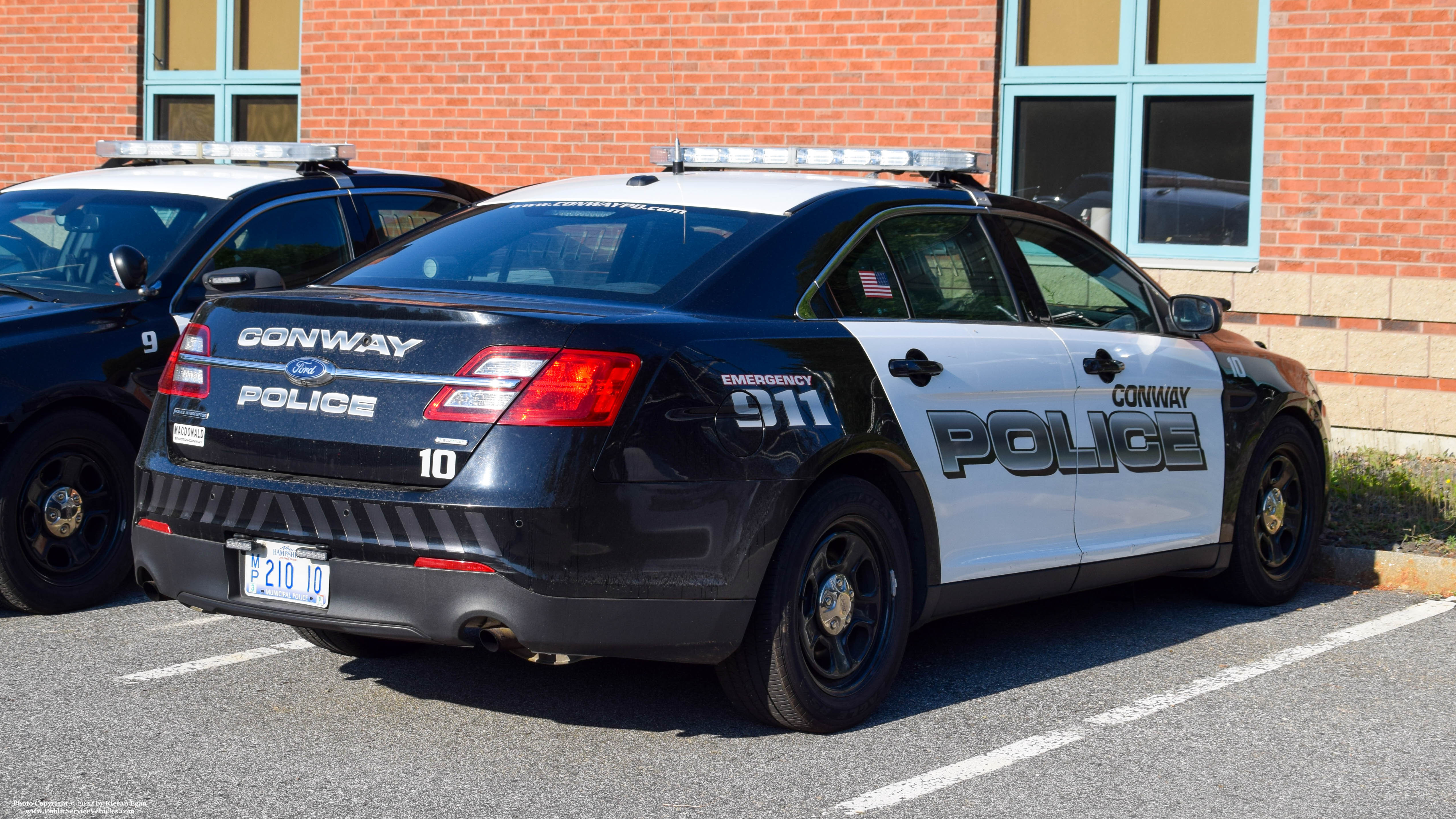 A photo  of Conway Police
            Car 10, a 2013-2019 Ford Police Interceptor Sedan             taken by Kieran Egan