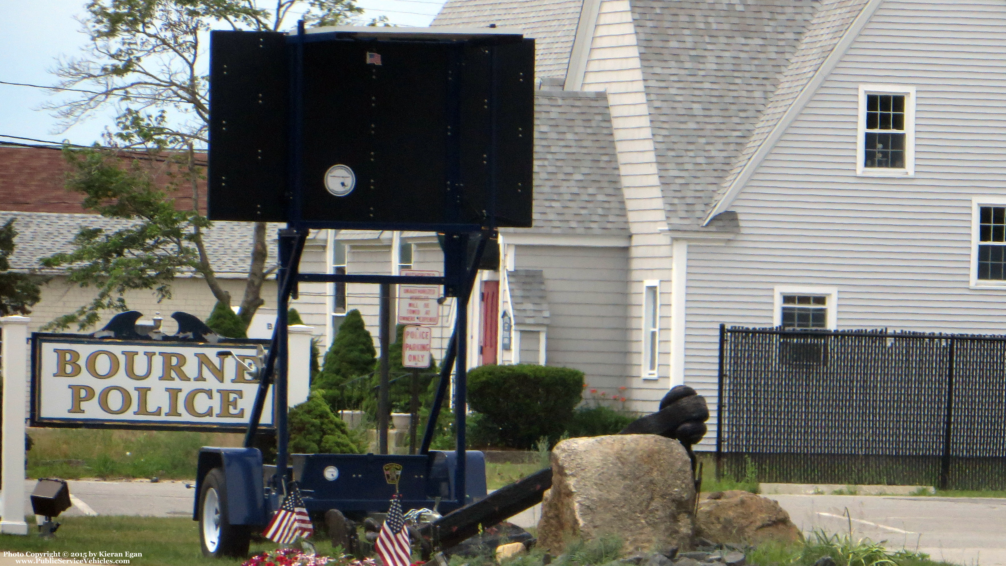 A photo  of Bourne Police
            Message Trailer, a 2010-2015 Message Trailer             taken by Kieran Egan