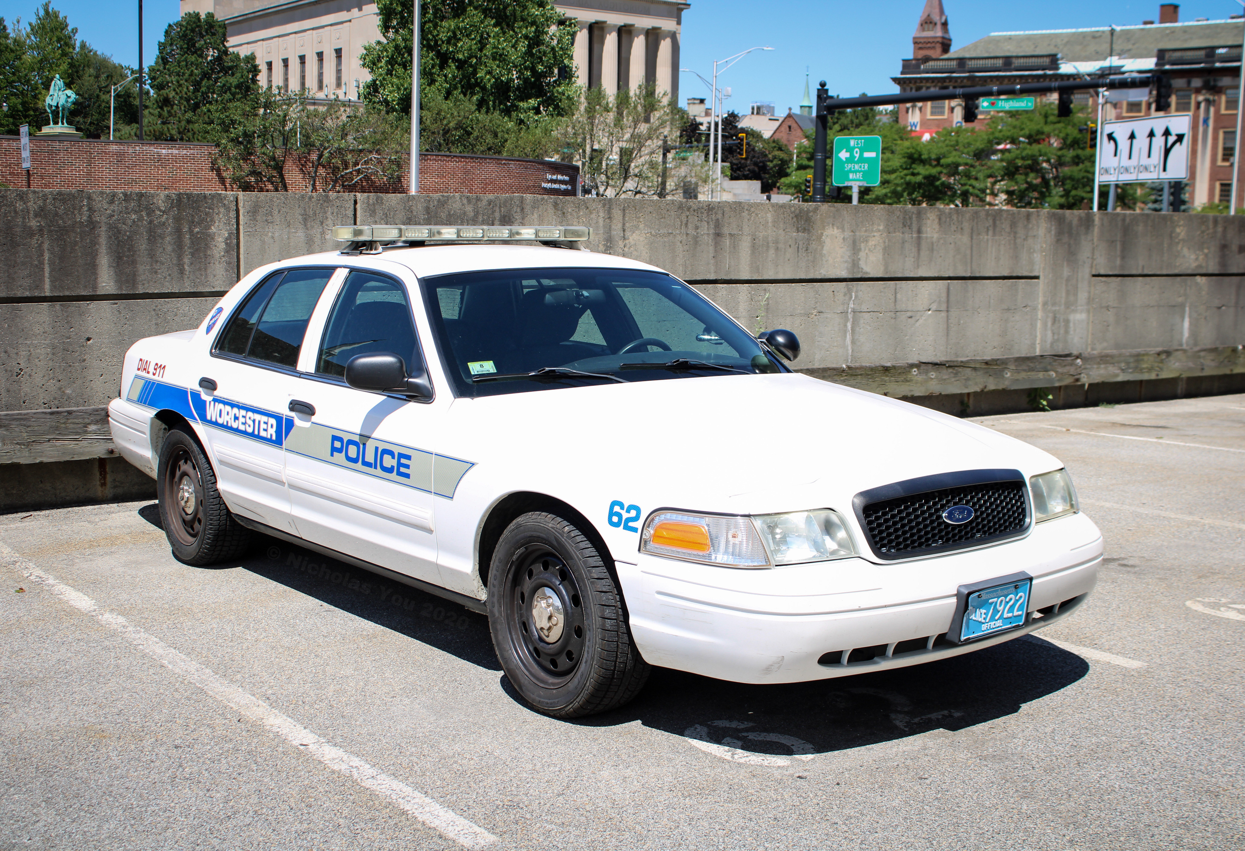 A photo  of Worcester Police
            Cruiser 62, a 2011 Ford Crown Victoria Police Interceptor             taken by Nicholas You