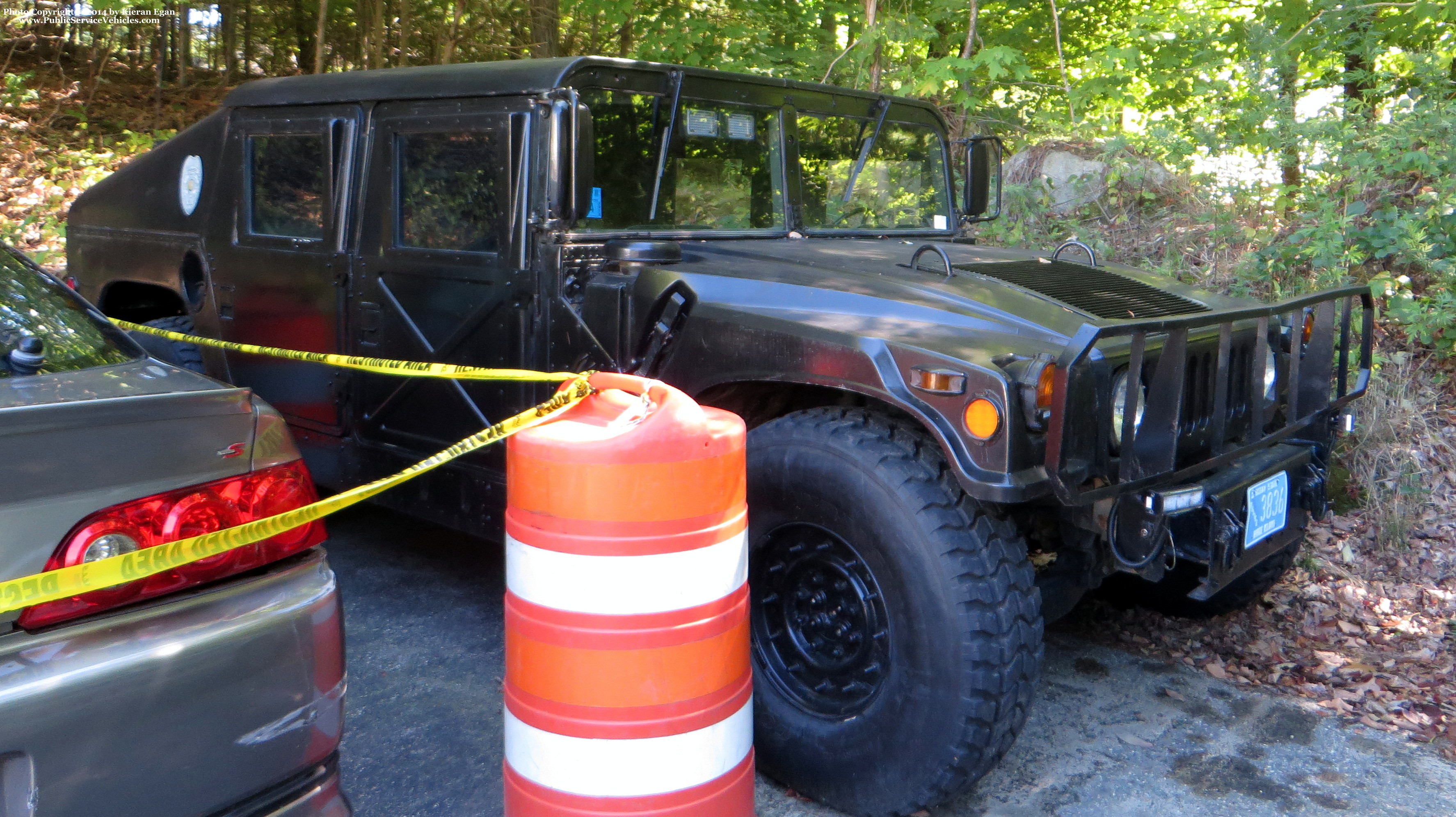 A photo  of Foster Police
            Humvee 3836, a 1990-2000 AM General Humvee             taken by Kieran Egan