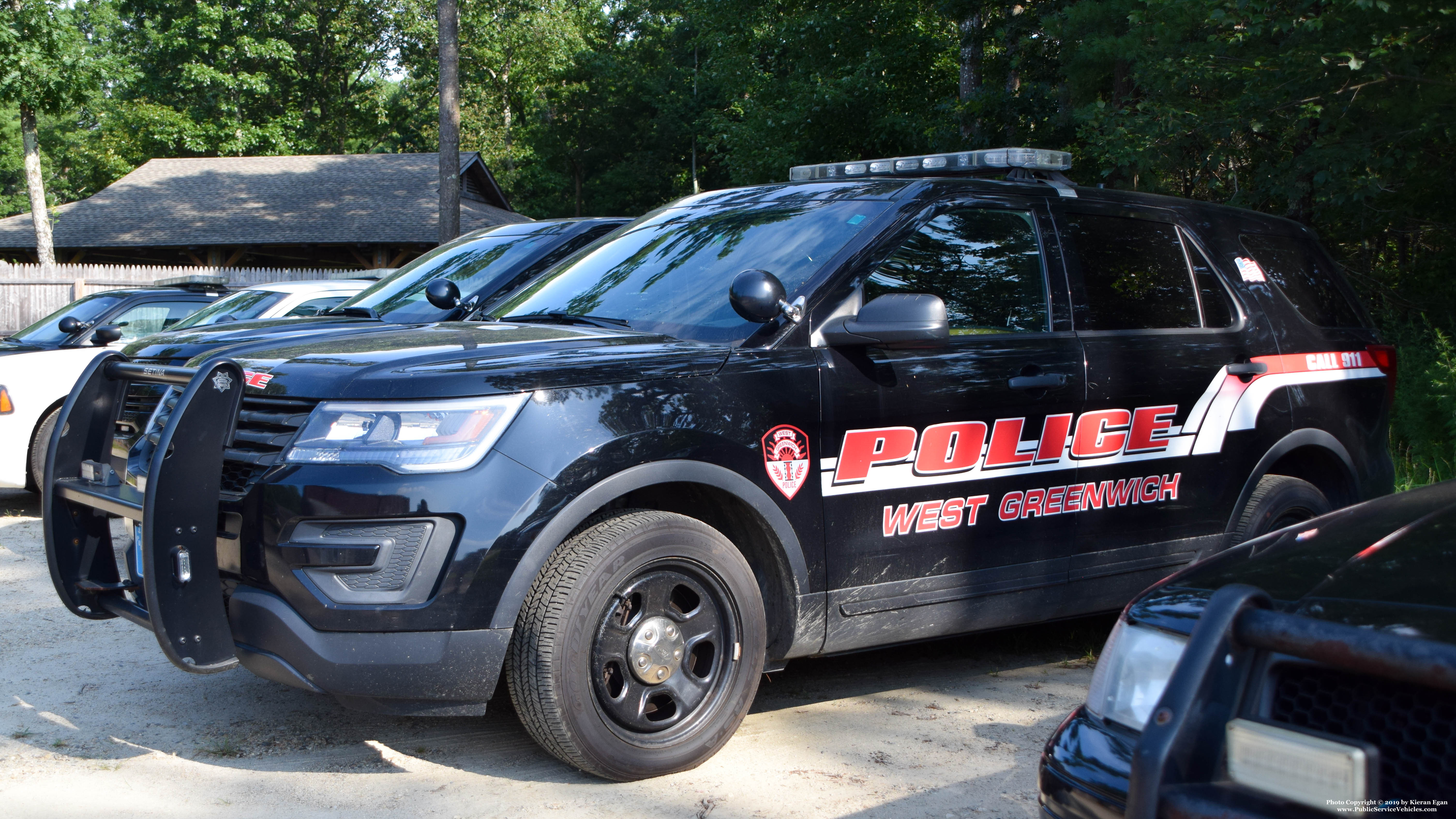 A photo  of West Greenwich Police
            Cruiser 6851, a 2016 Ford Police Interceptor Utility             taken by Kieran Egan