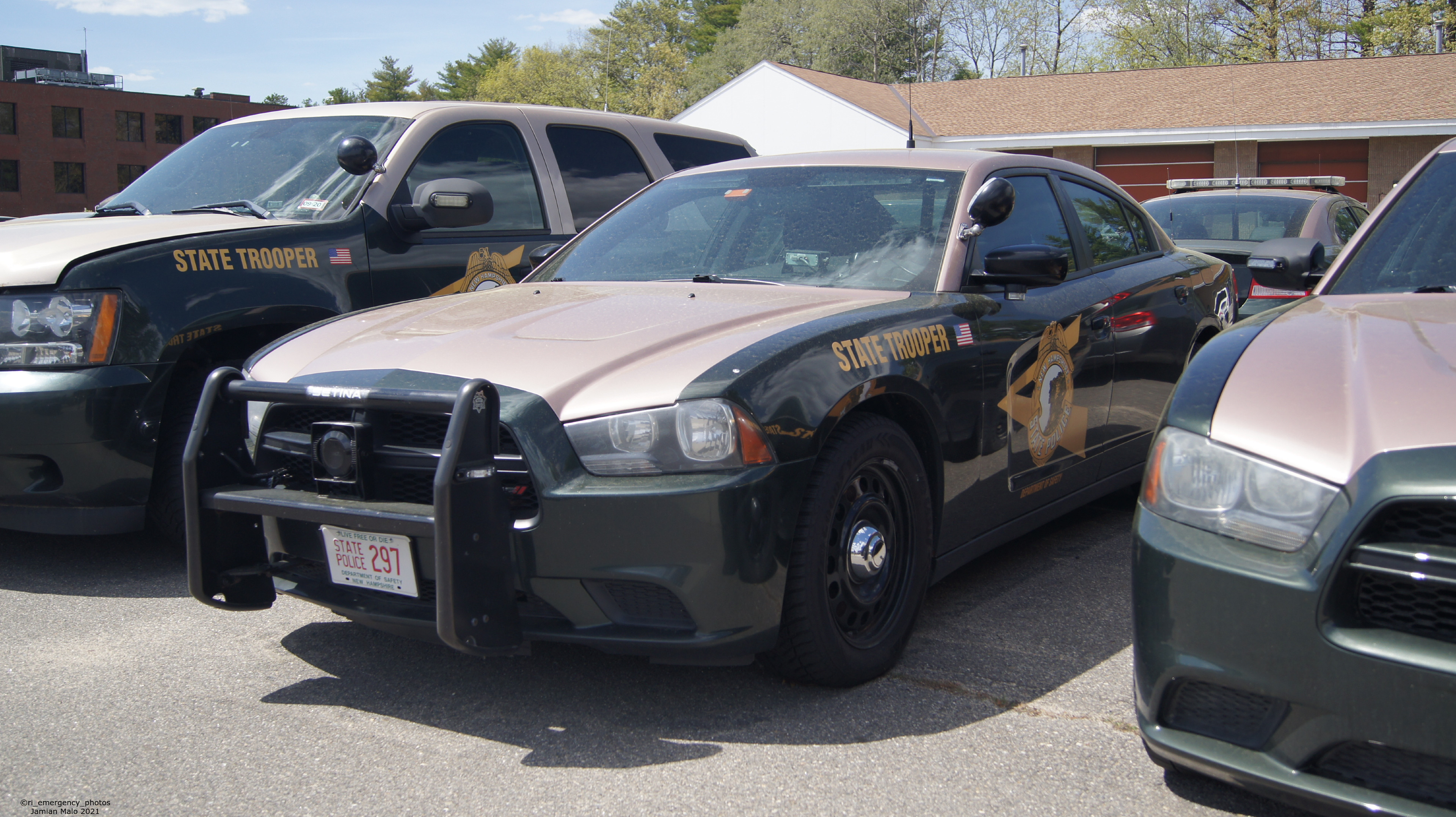 A photo  of New Hampshire State Police
            Cruiser 297, a 2014 Dodge Charger             taken by Jamian Malo