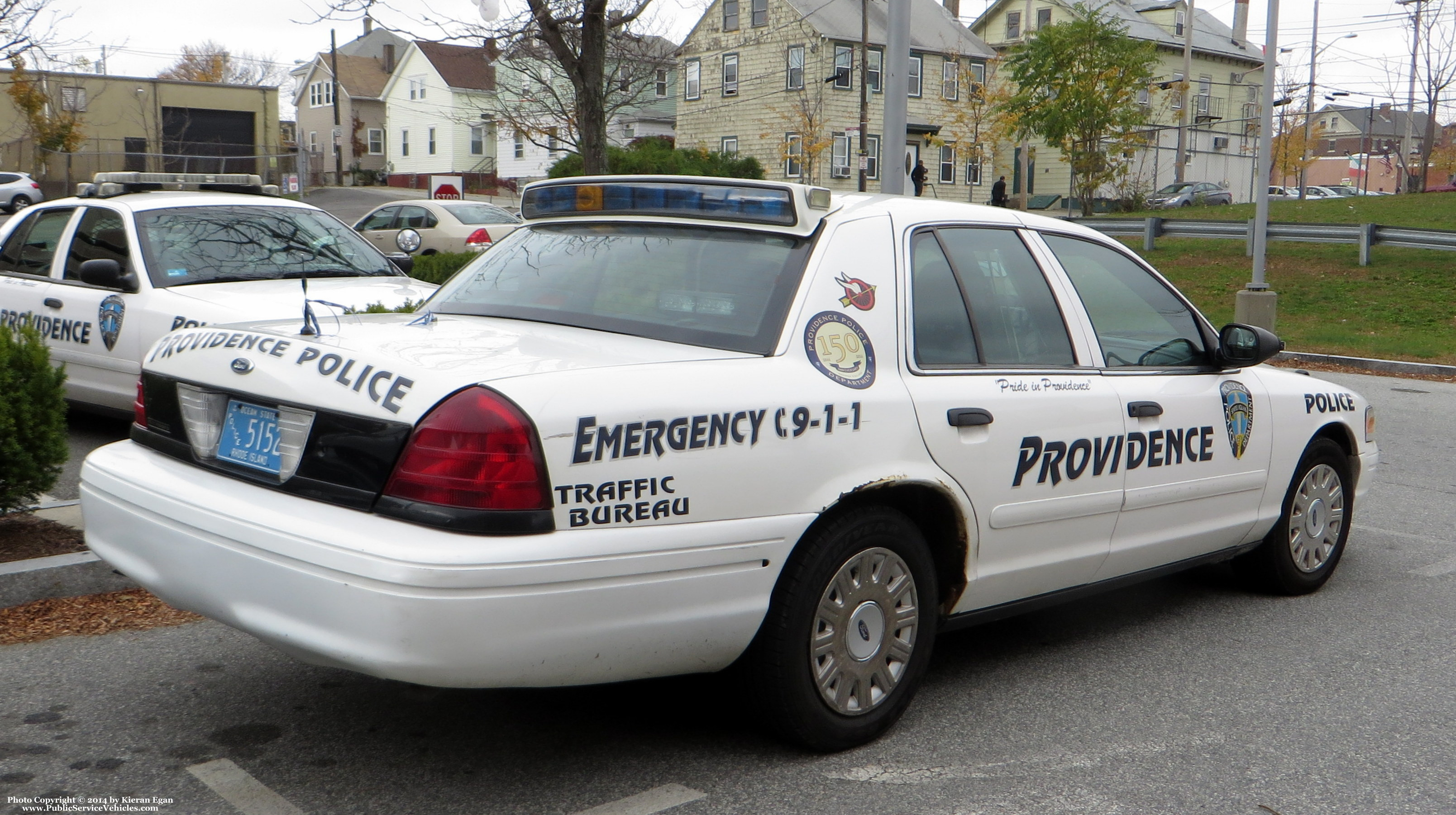 A photo  of Providence Police
            Cruiser 5152, a 2003-2005 Ford Crown Victoria Police Interceptor             taken by Kieran Egan