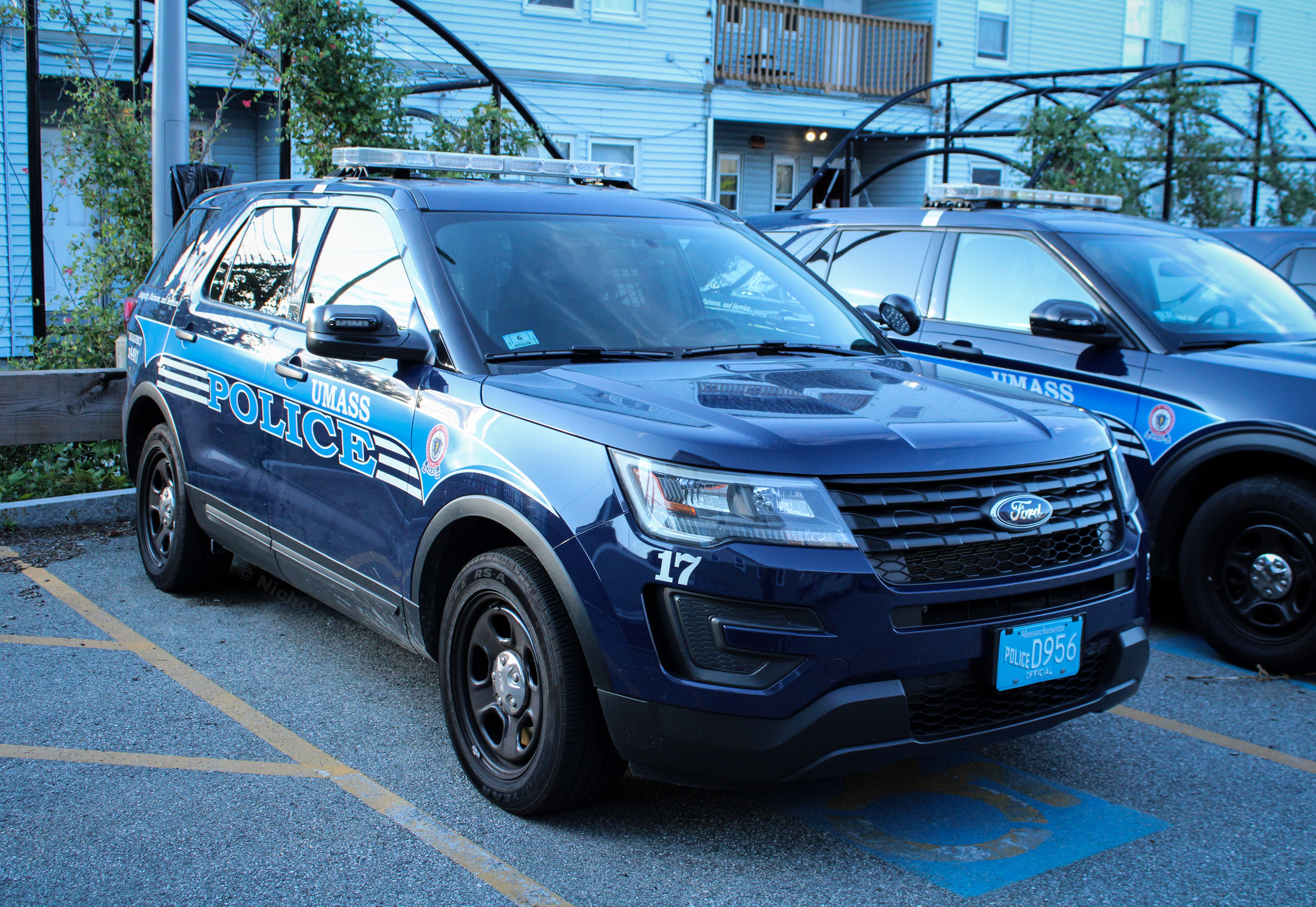 A photo  of University of Massachusetts Lowell Police
            Cruiser 17, a 2016-2019 Ford Police Interceptor Utility             taken by Nicholas You