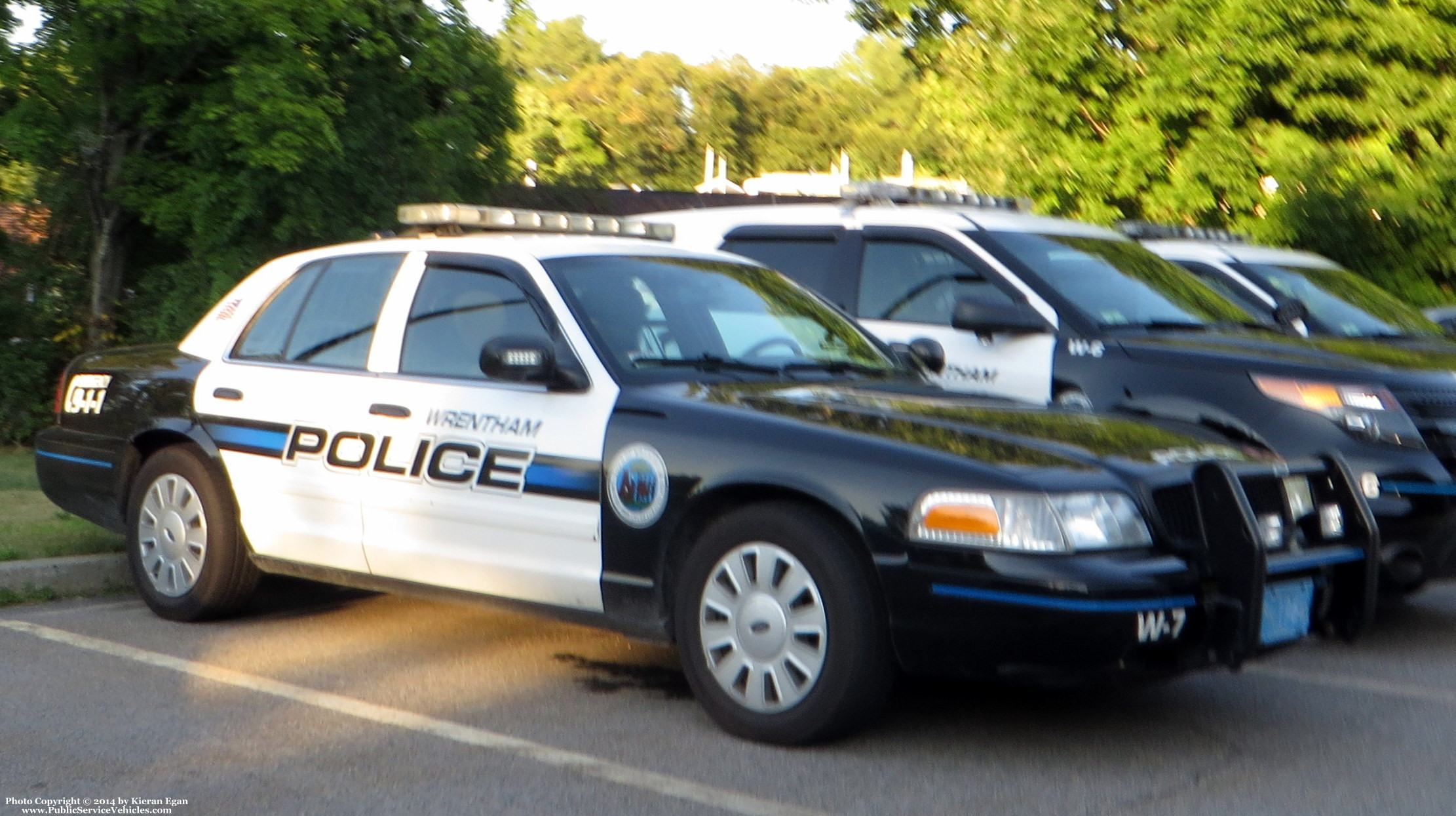 A photo  of Wrentham Police
            Cruiser W-7, a 2009 Ford Crown Victoria Police Interceptor             taken by Kieran Egan