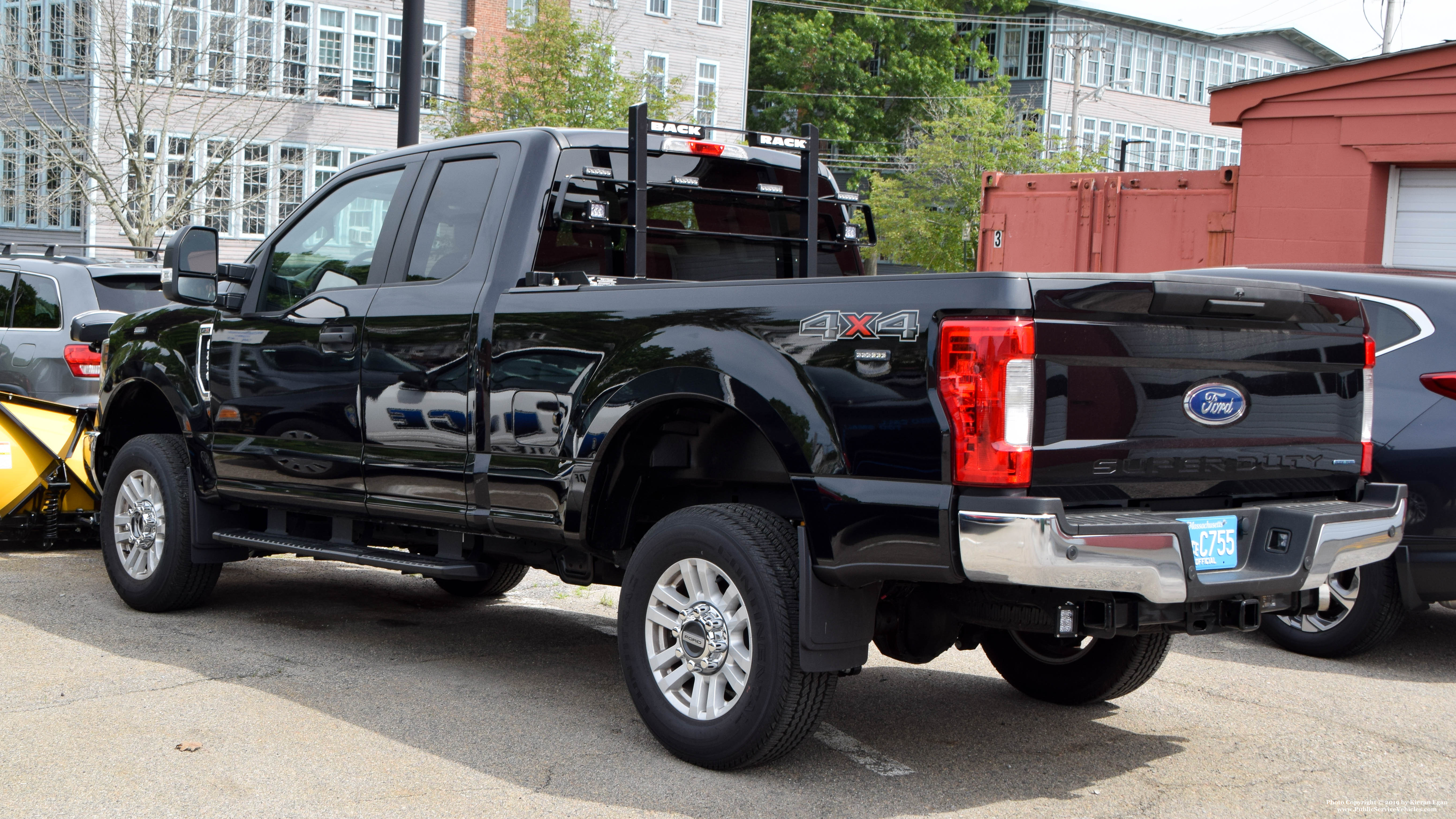 A photo  of Attleboro Police
            Fleet Maintenance Unit, a 2019 Ford F-250 Crew Cab             taken by Kieran Egan