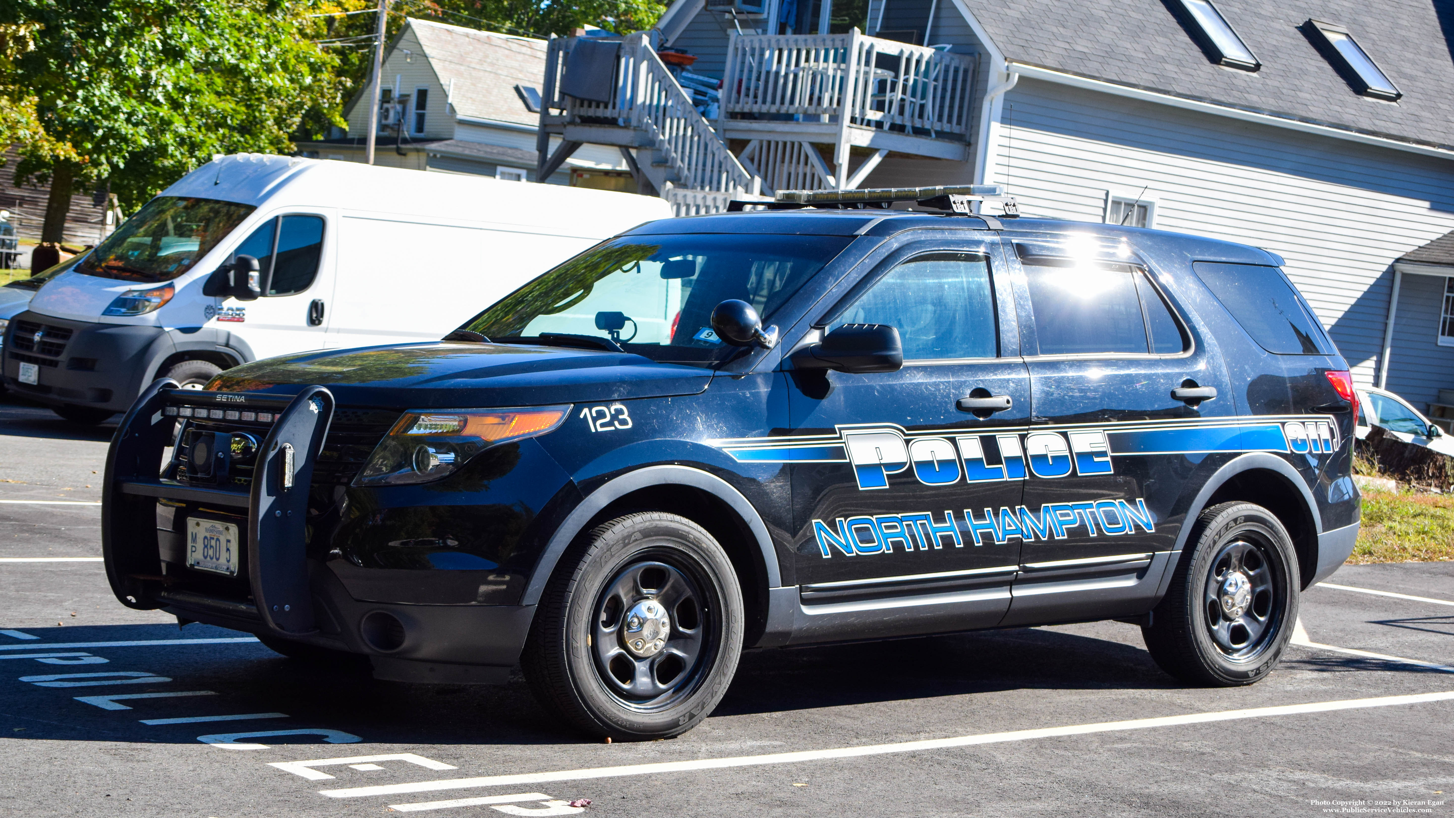 A photo  of North Hampton Police
            Car 123, a 2013-2015 Ford Police Interceptor Utility             taken by Kieran Egan
