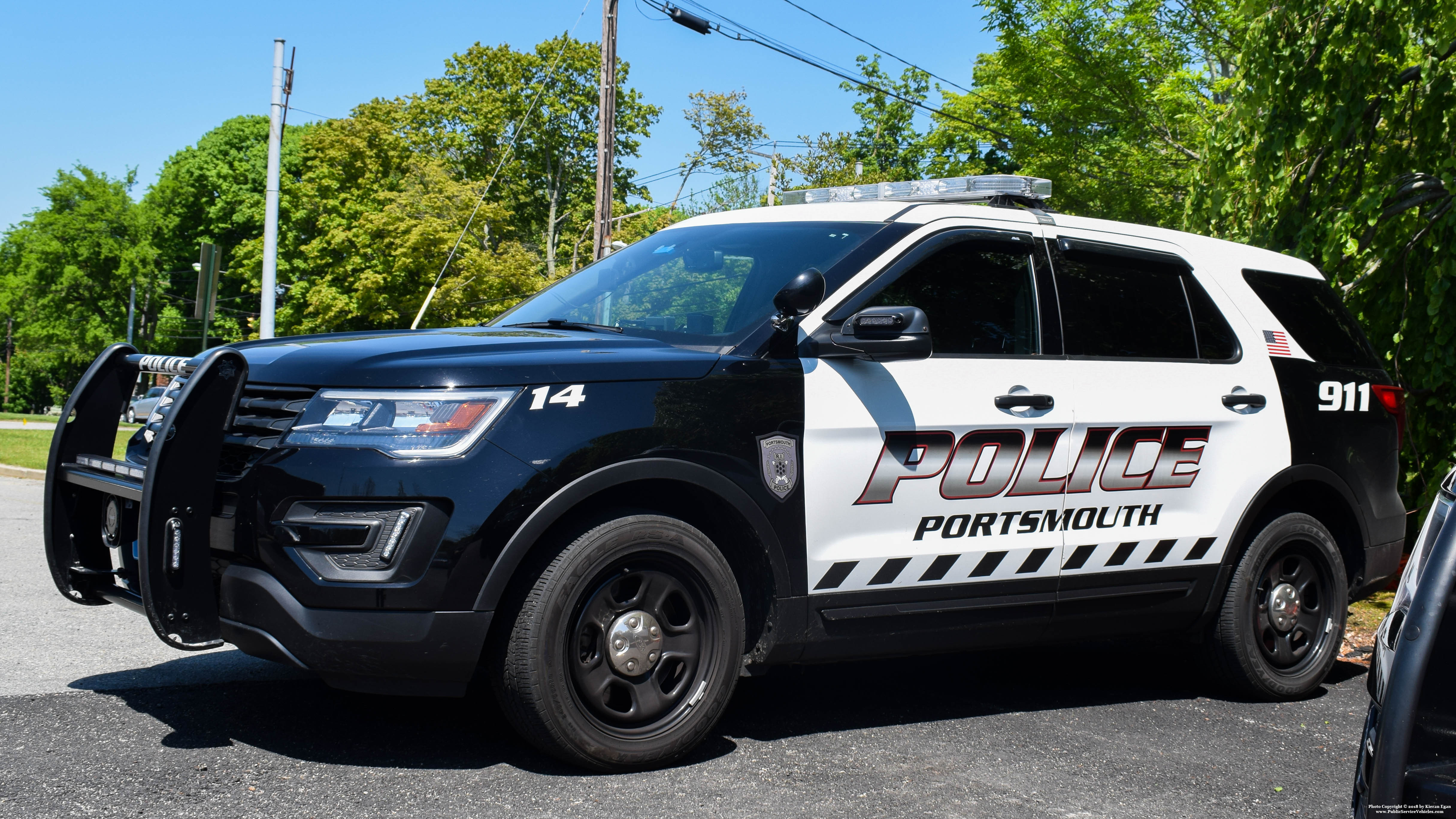 A photo  of Portsmouth Police
            Car 14, a 2018 Ford Police Interceptor Utility             taken by Kieran Egan
