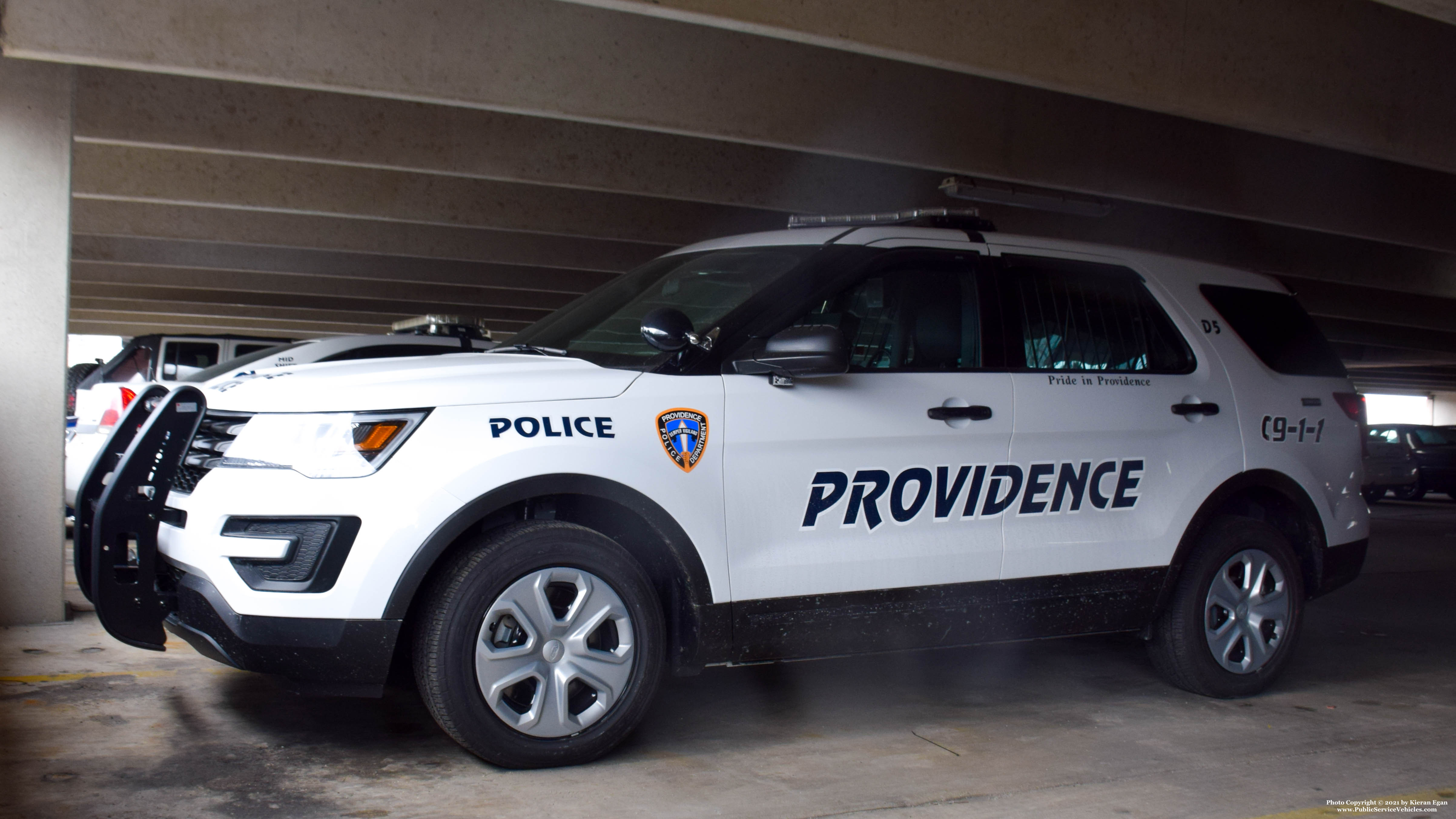 A photo  of Providence Police
            Cruiser 507, a 2017 Ford Police Interceptor Utility             taken by Kieran Egan