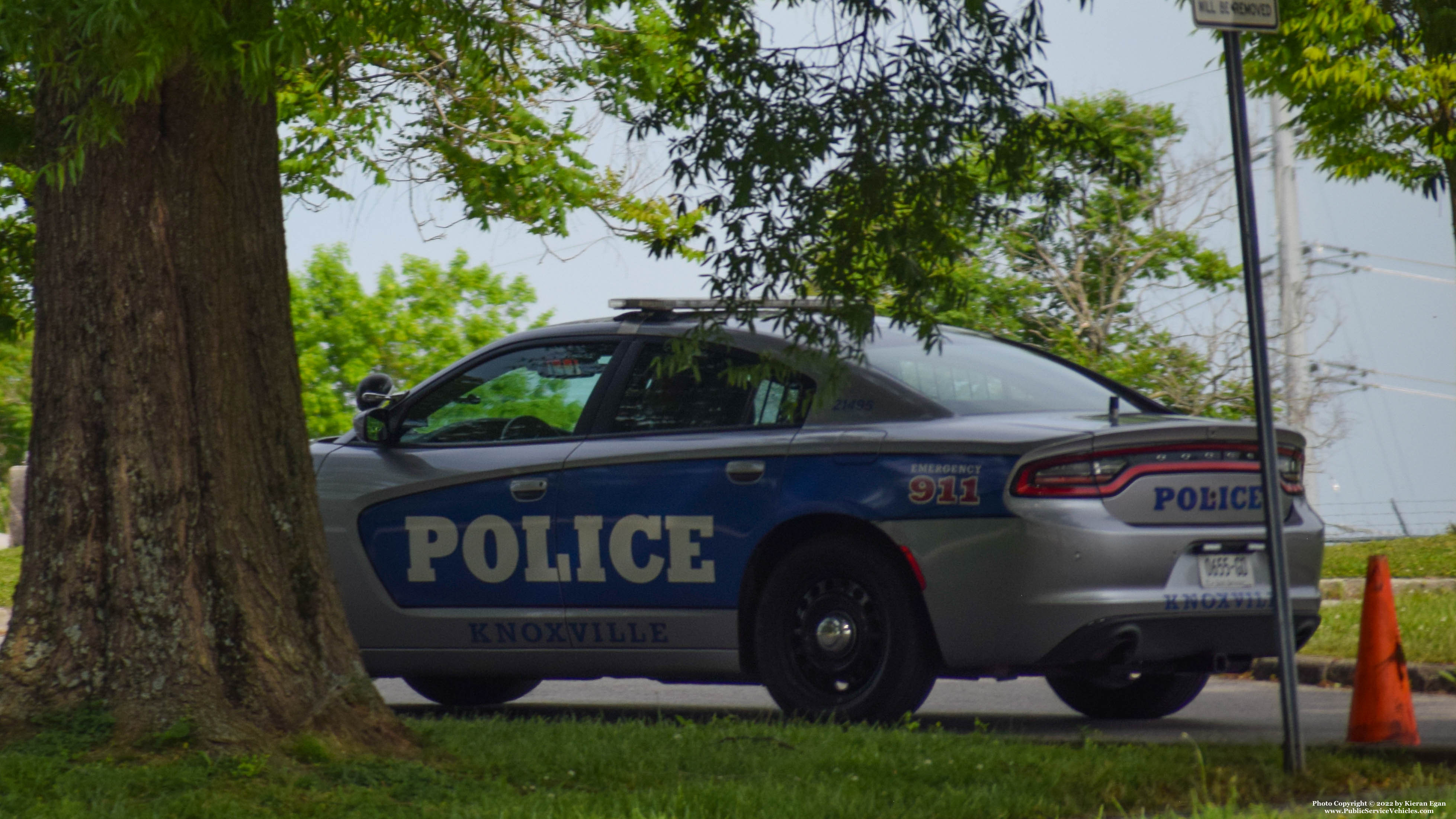 A photo  of Knoxville Police
            Cruiser 21495, a 2015-2019 Dodge Charger             taken by Kieran Egan