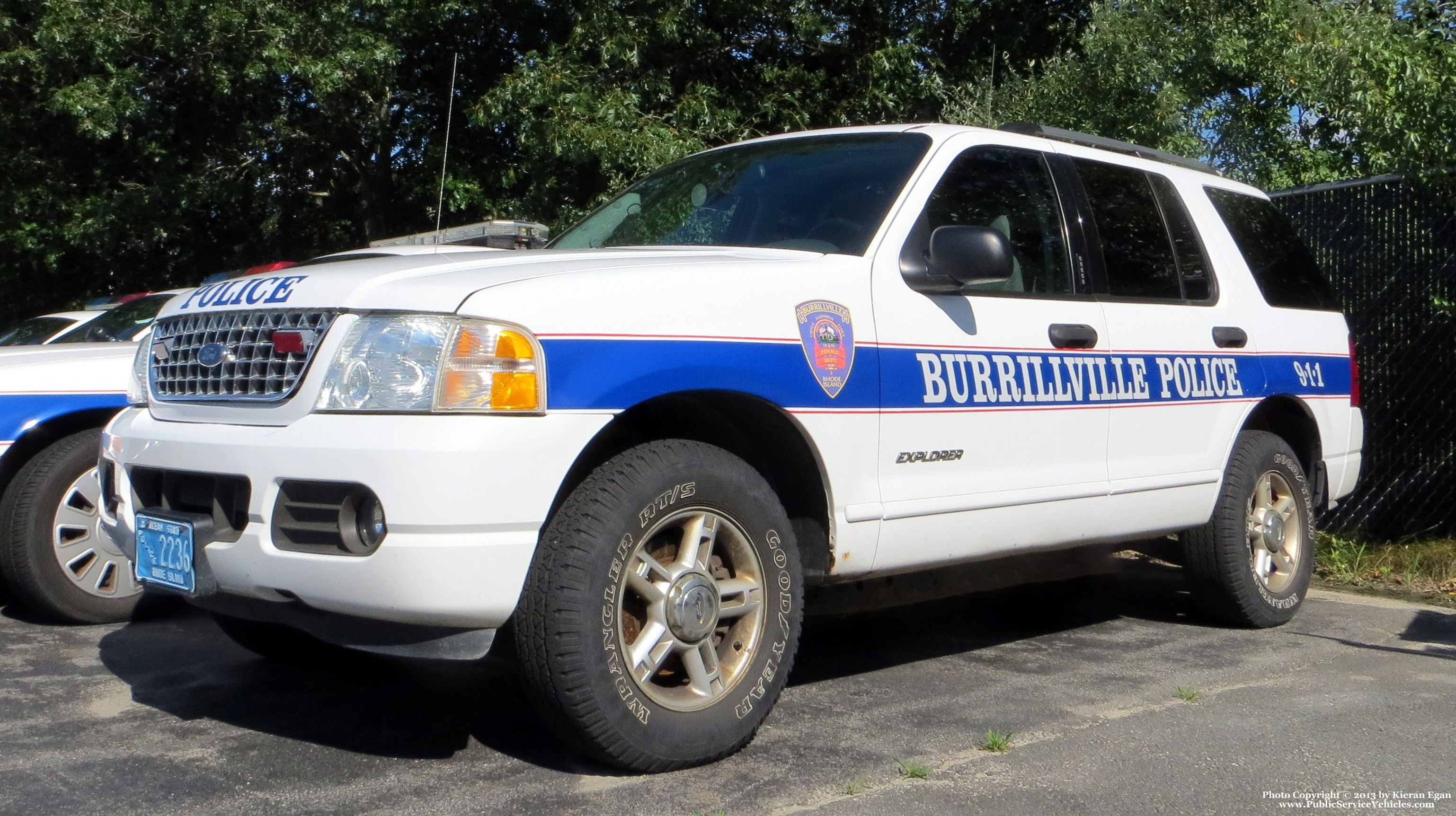 A photo  of Burrillville Police
            Cruiser 2236, a 2002-2005 Ford Explorer             taken by Kieran Egan